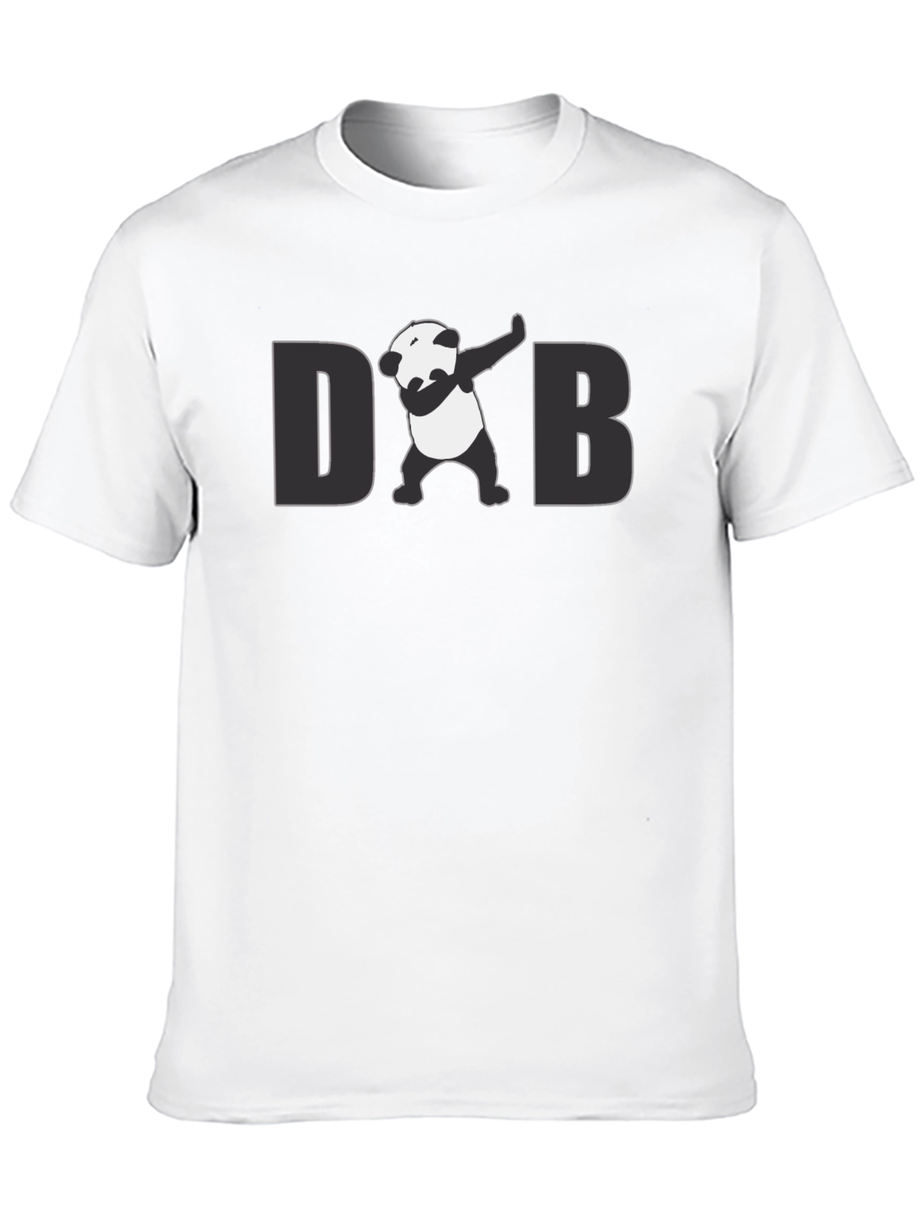 Dabbing Panda Graphic Tee - Cool Mens Black T-Shirt