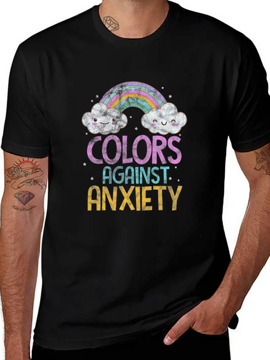 Colors Against Anxiety Graphic T-Shirt