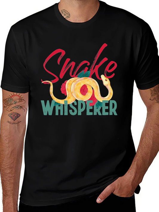 Snake Whisperer Graphic Tee - Black