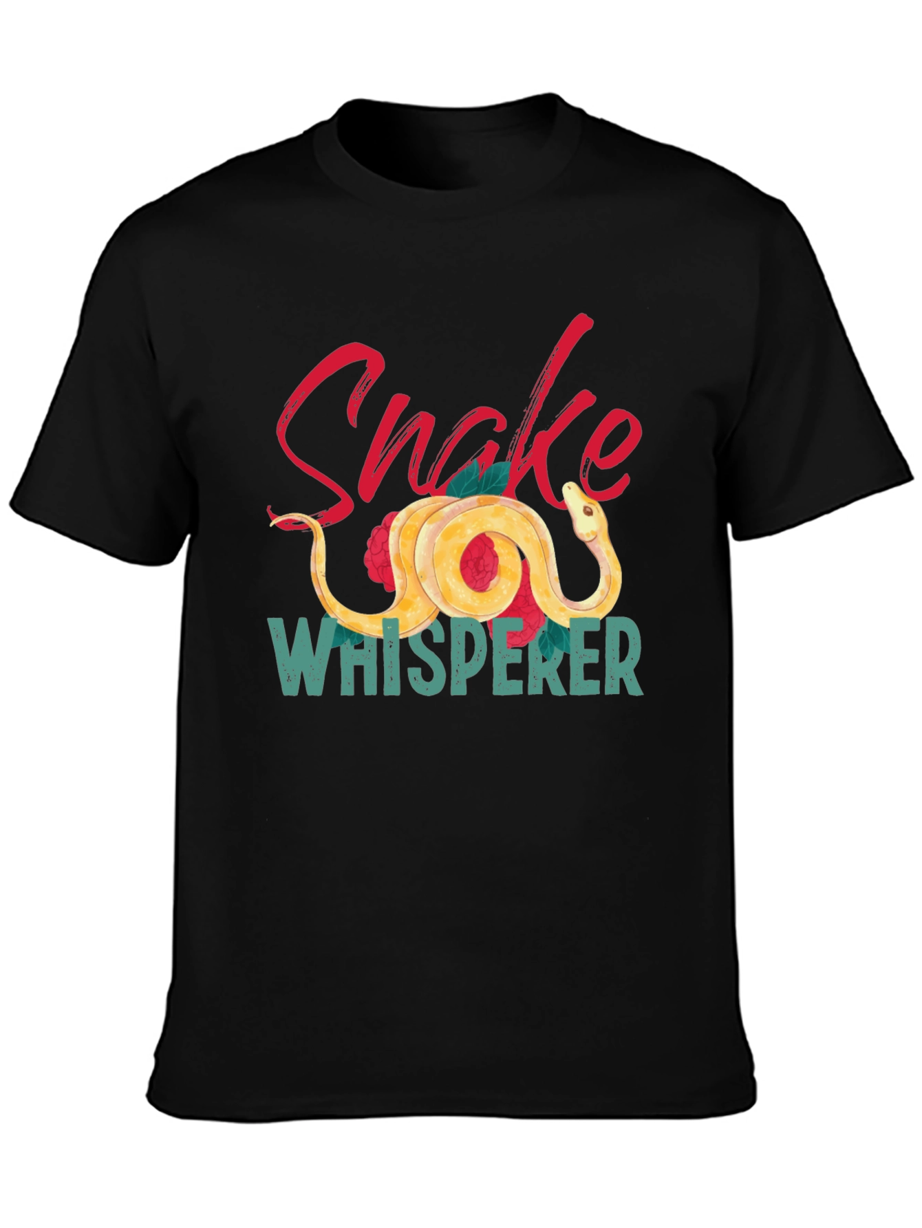 Snake Whisperer Graphic Tee - Black