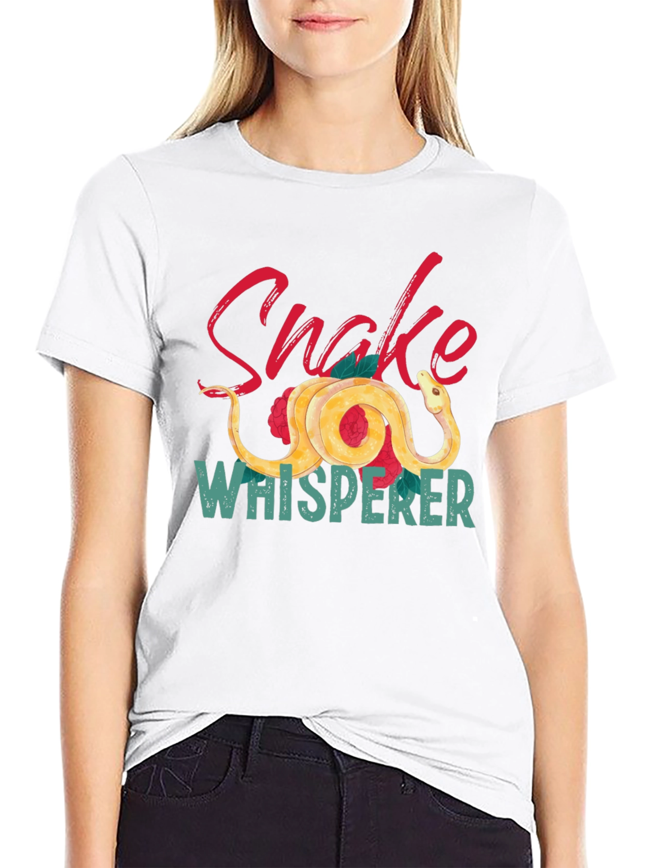 Snake Whisperer Graphic Tee - Black