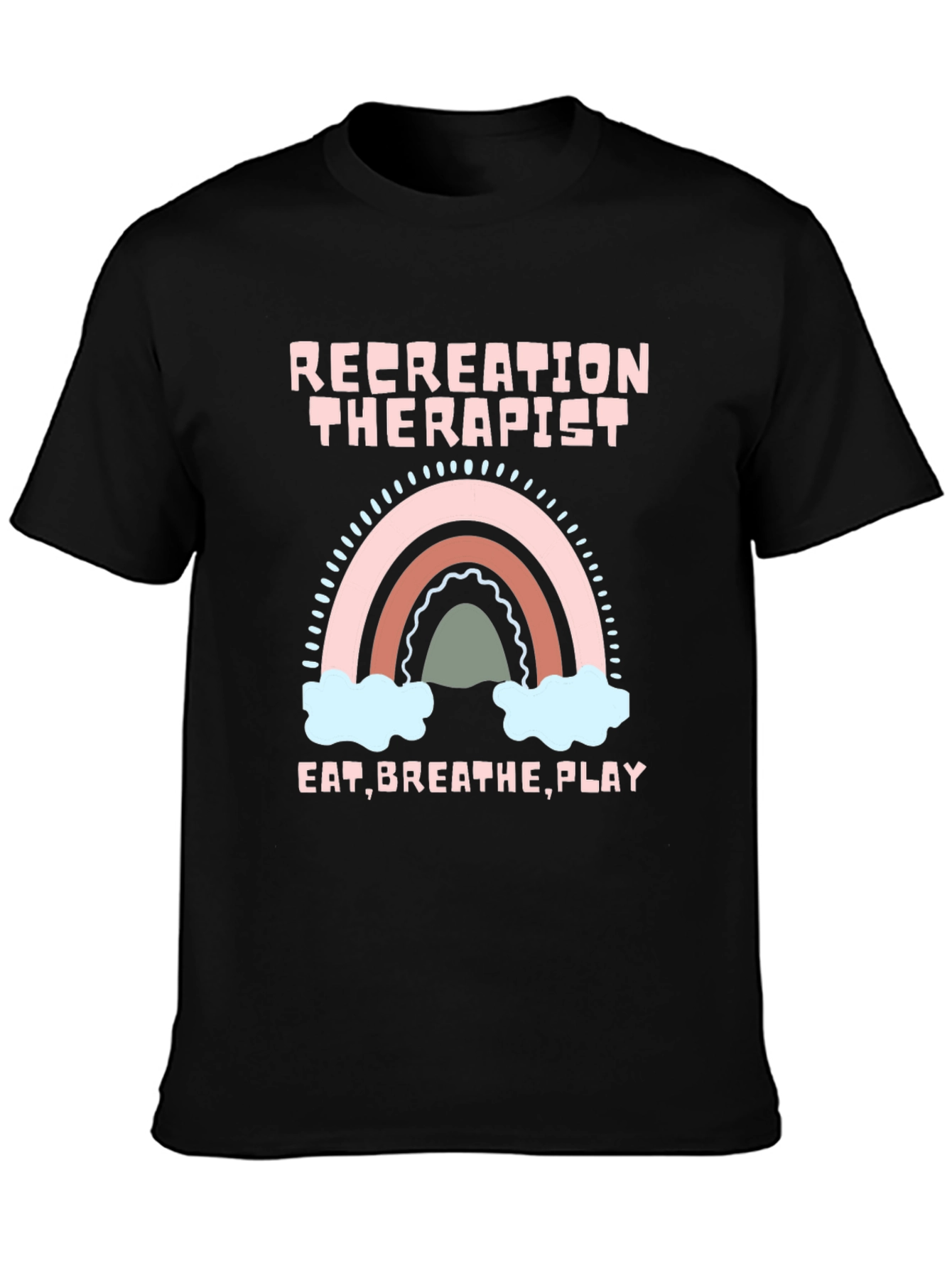 Recreation Therapist Rainbow T-Shirt