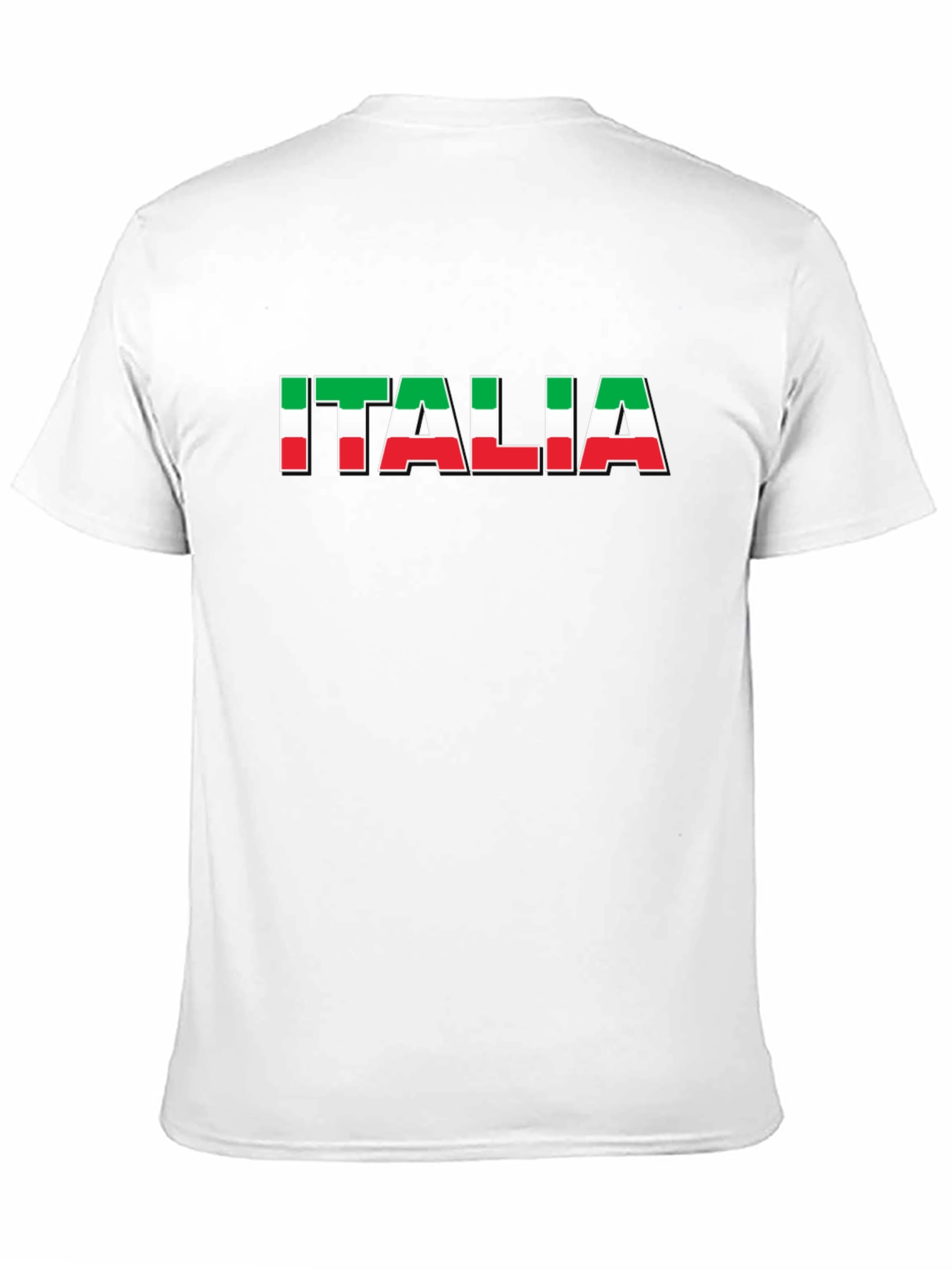 Italia Flag Graphic Tee - Black Italian Pride T-Shirt