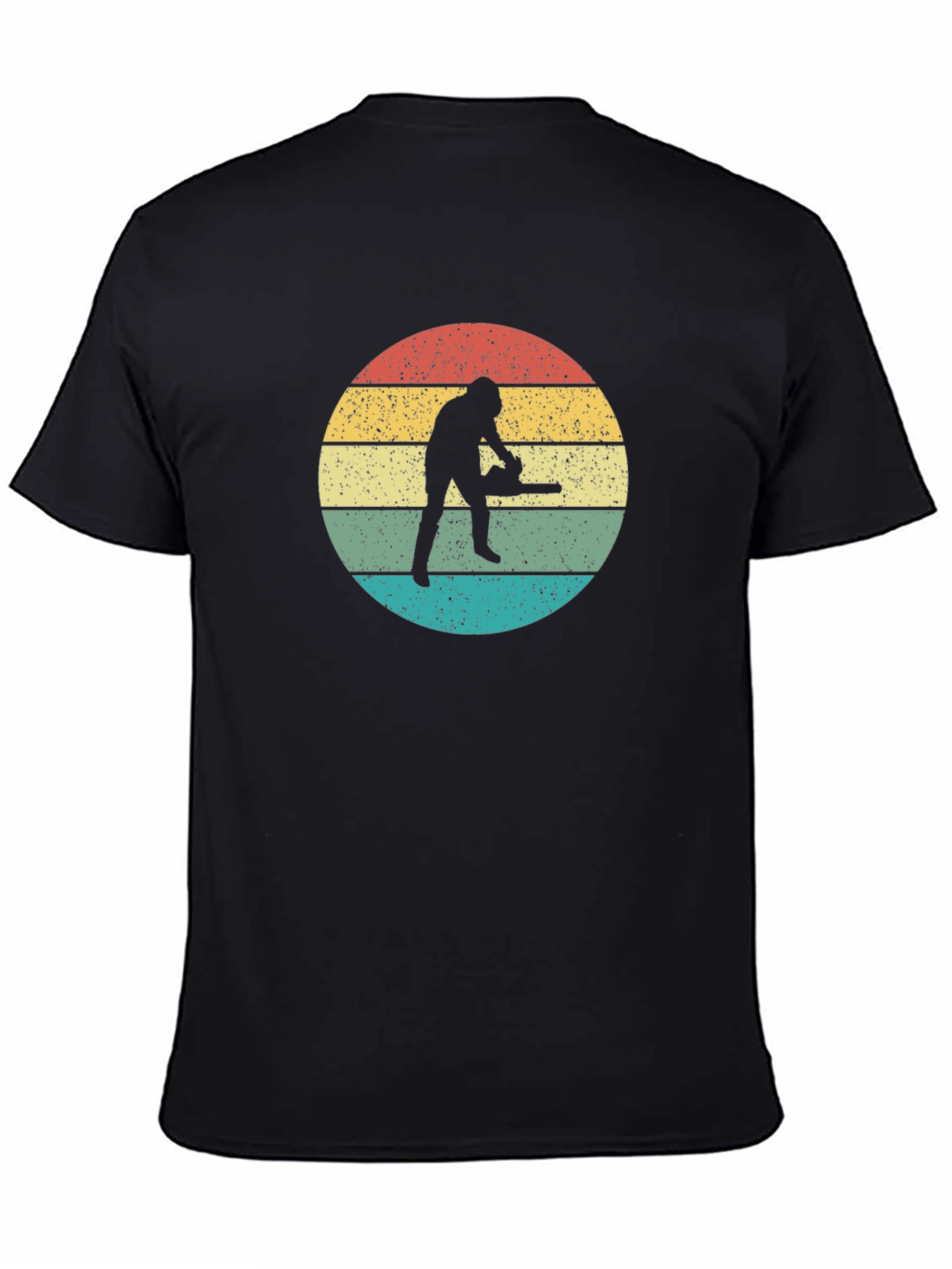 Retro Chainsaw Silhouette T-Shirt