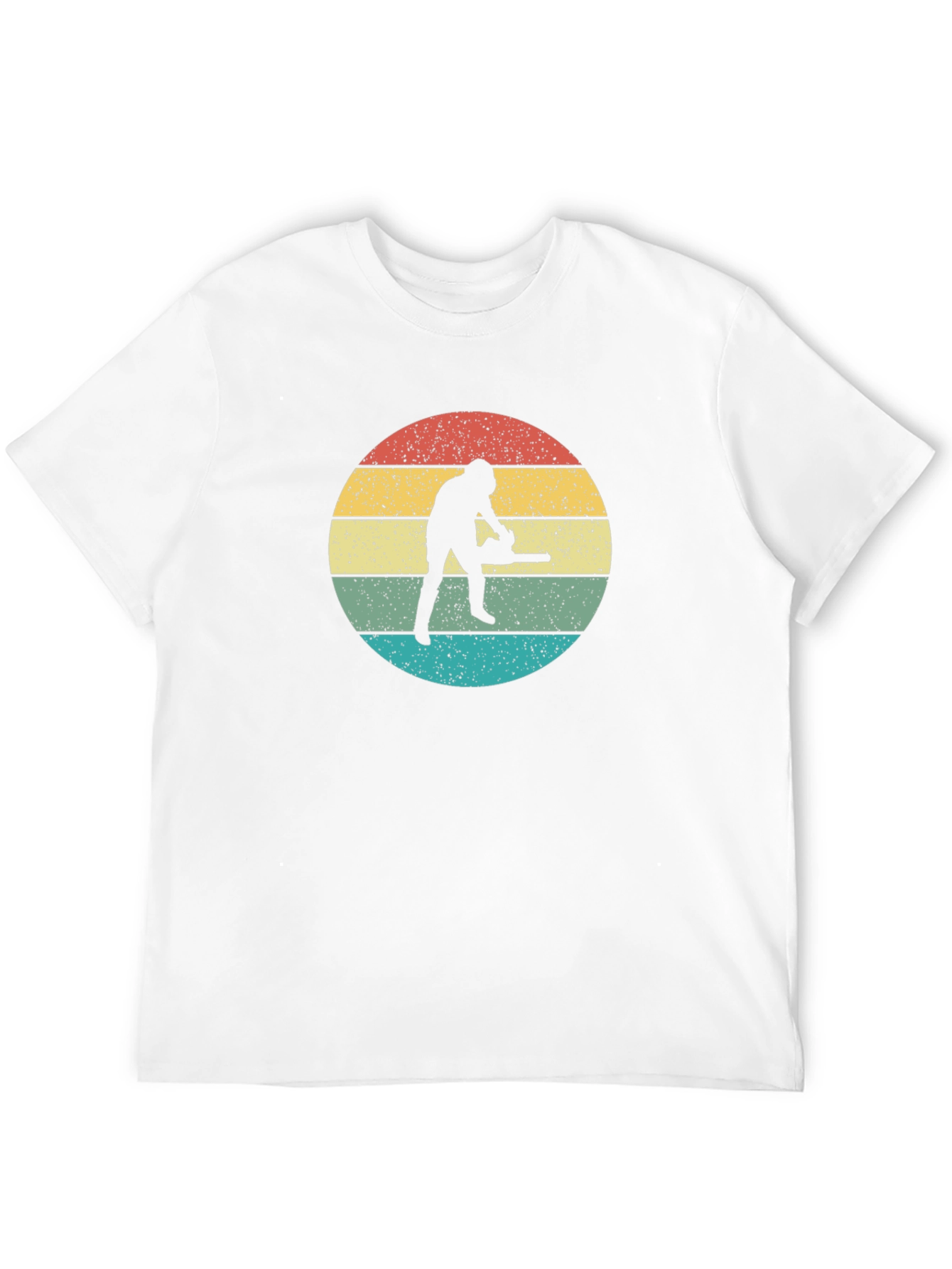 Retro Chainsaw Silhouette T-Shirt