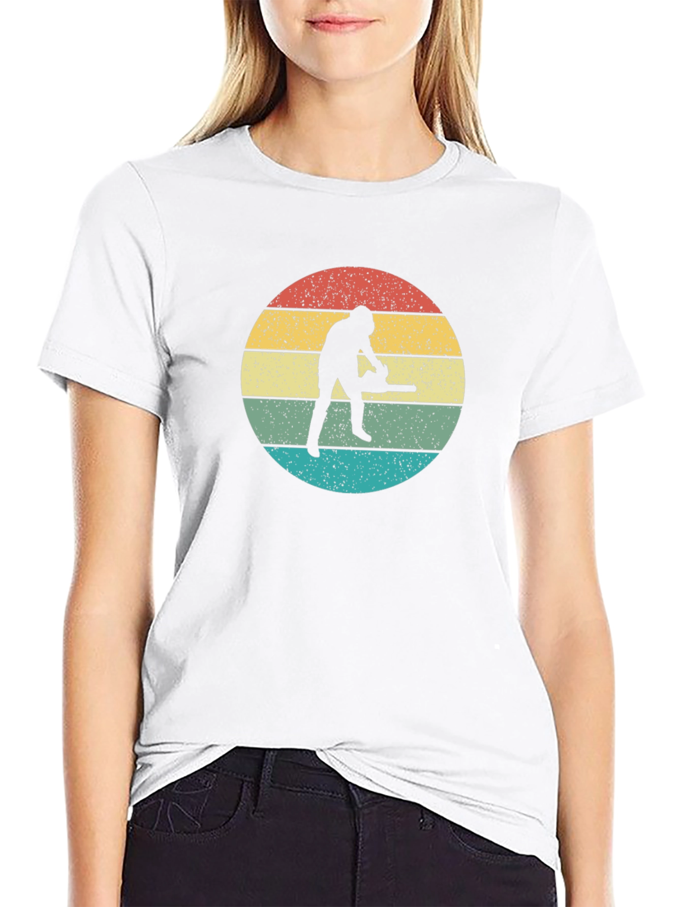 Retro Chainsaw Silhouette T-Shirt