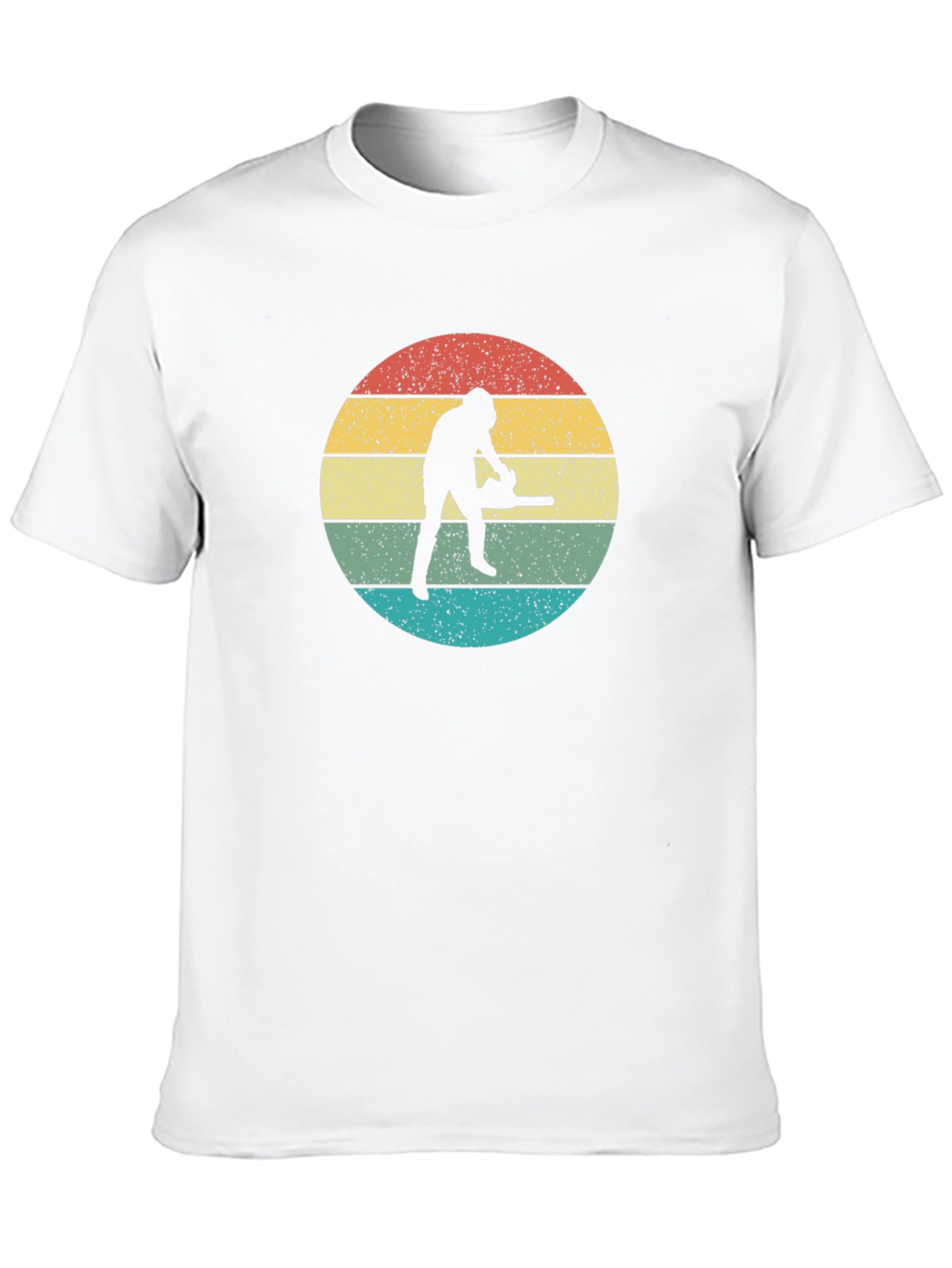 Retro Chainsaw Silhouette T-Shirt