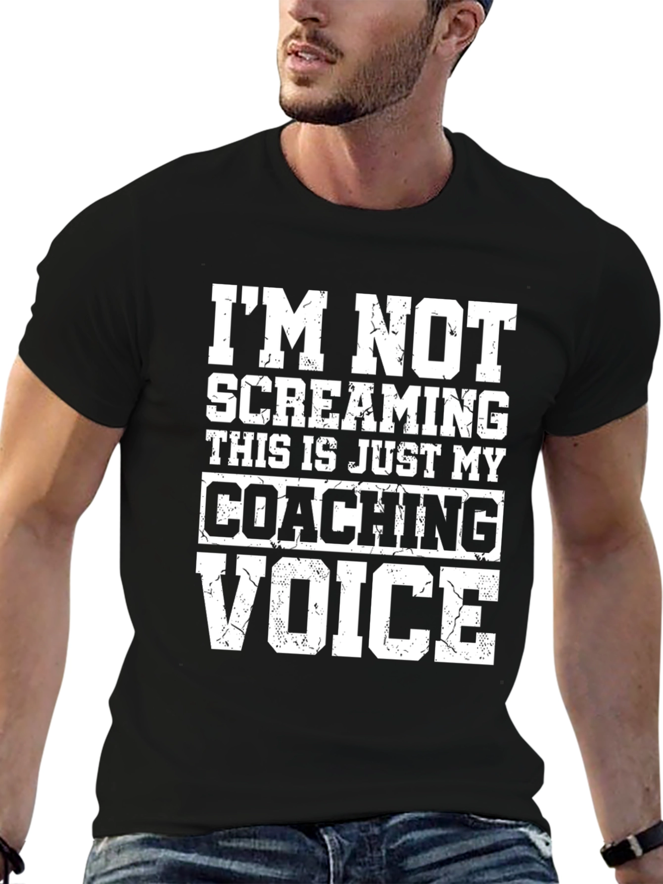 Coaching Voice T-Shirt: Im Not Screaming