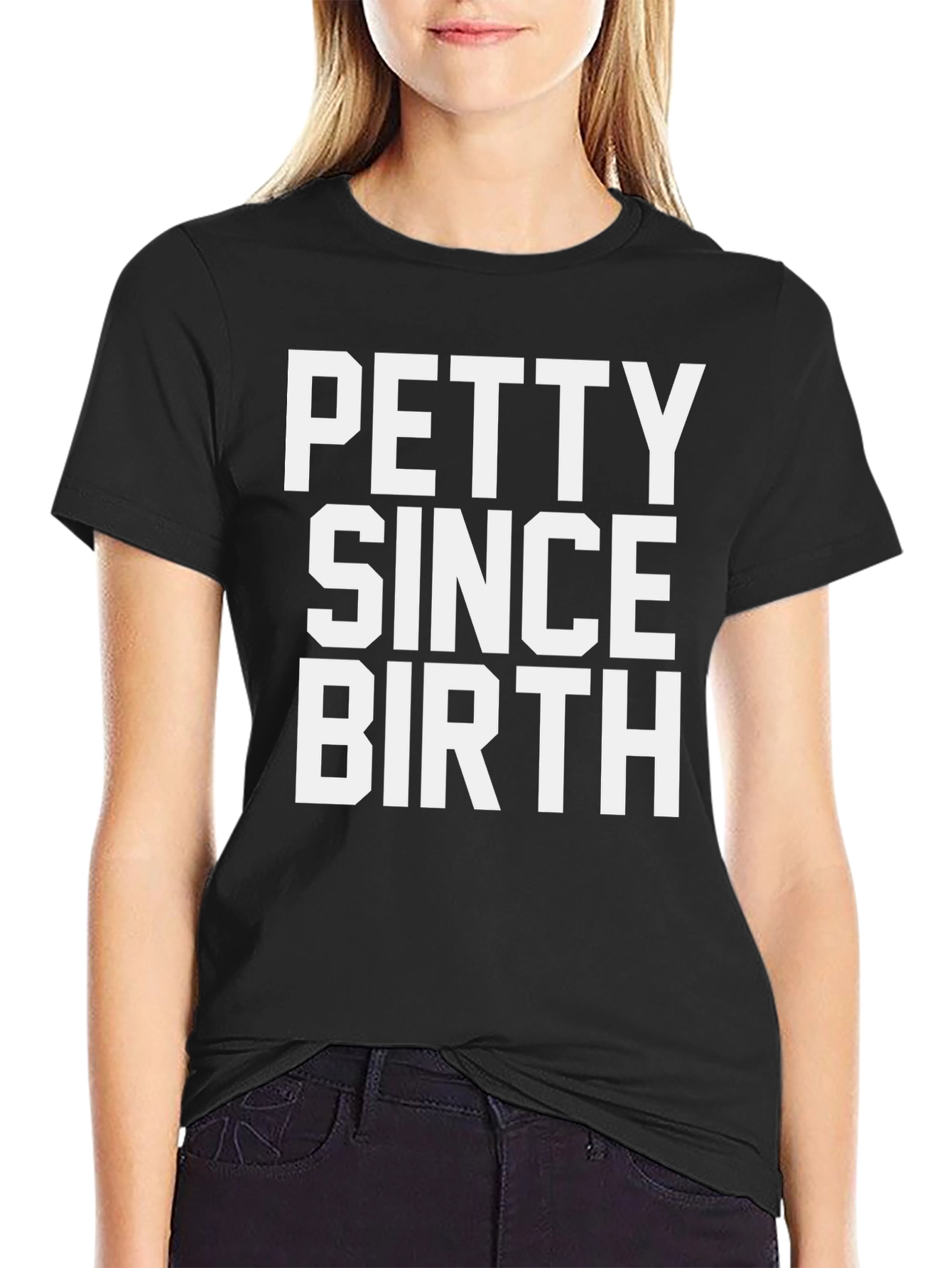 Petty Since Birth Graphic T-Shirt - Black