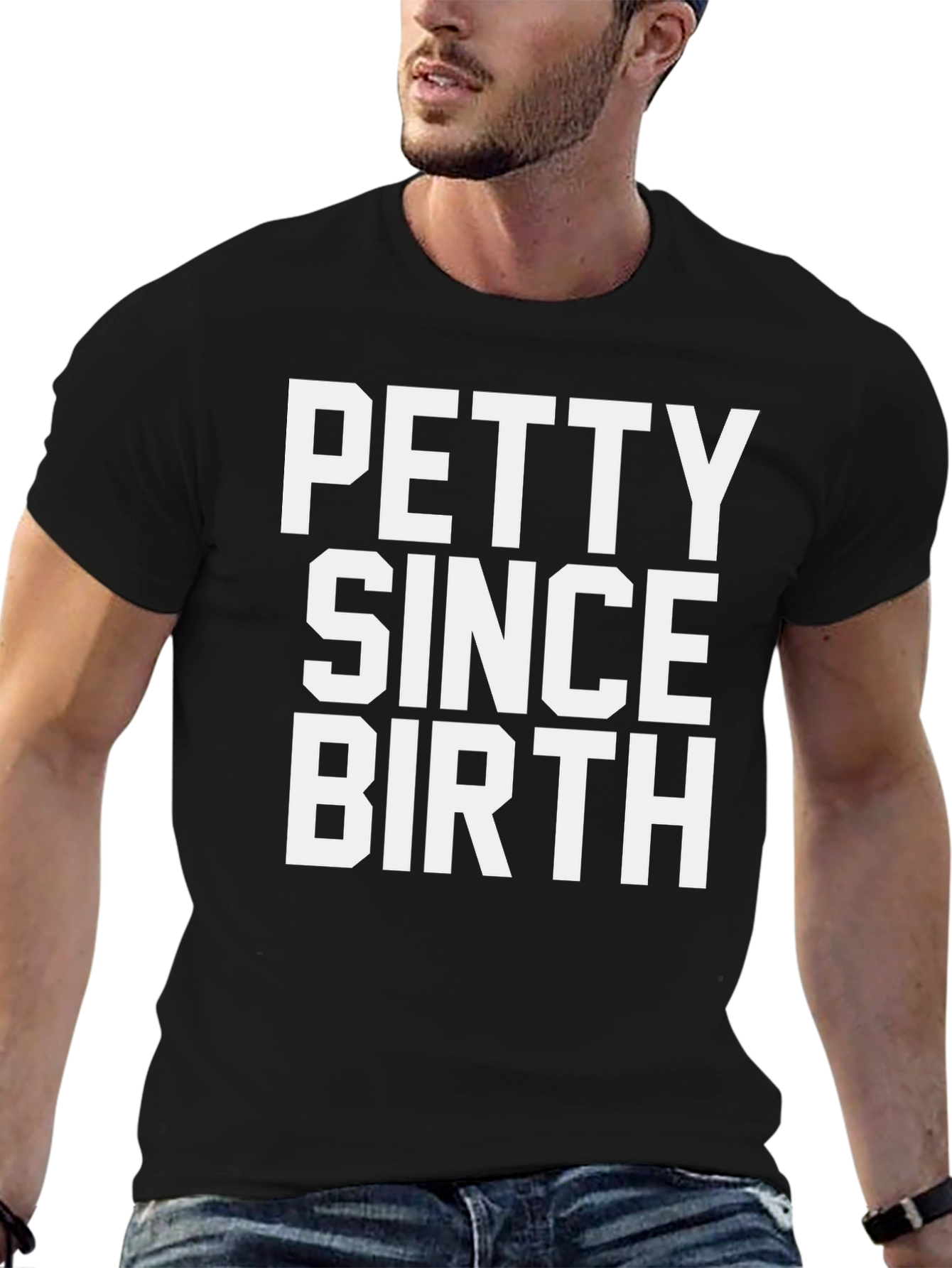 Petty Since Birth Graphic T-Shirt - Black