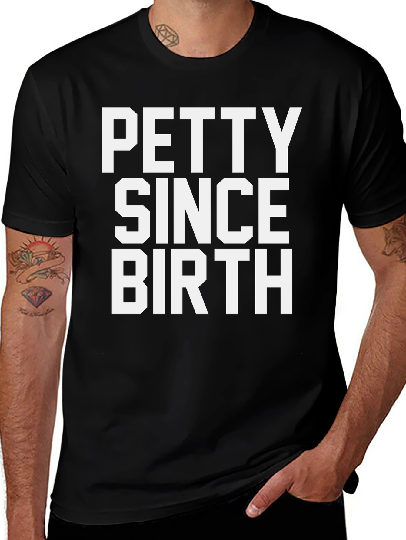 Petty Since Birth Graphic T-Shirt - Black