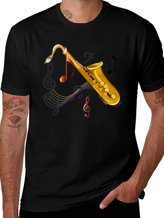 Saxophone Music Lover Tee - Stylish Musician T-Shirt