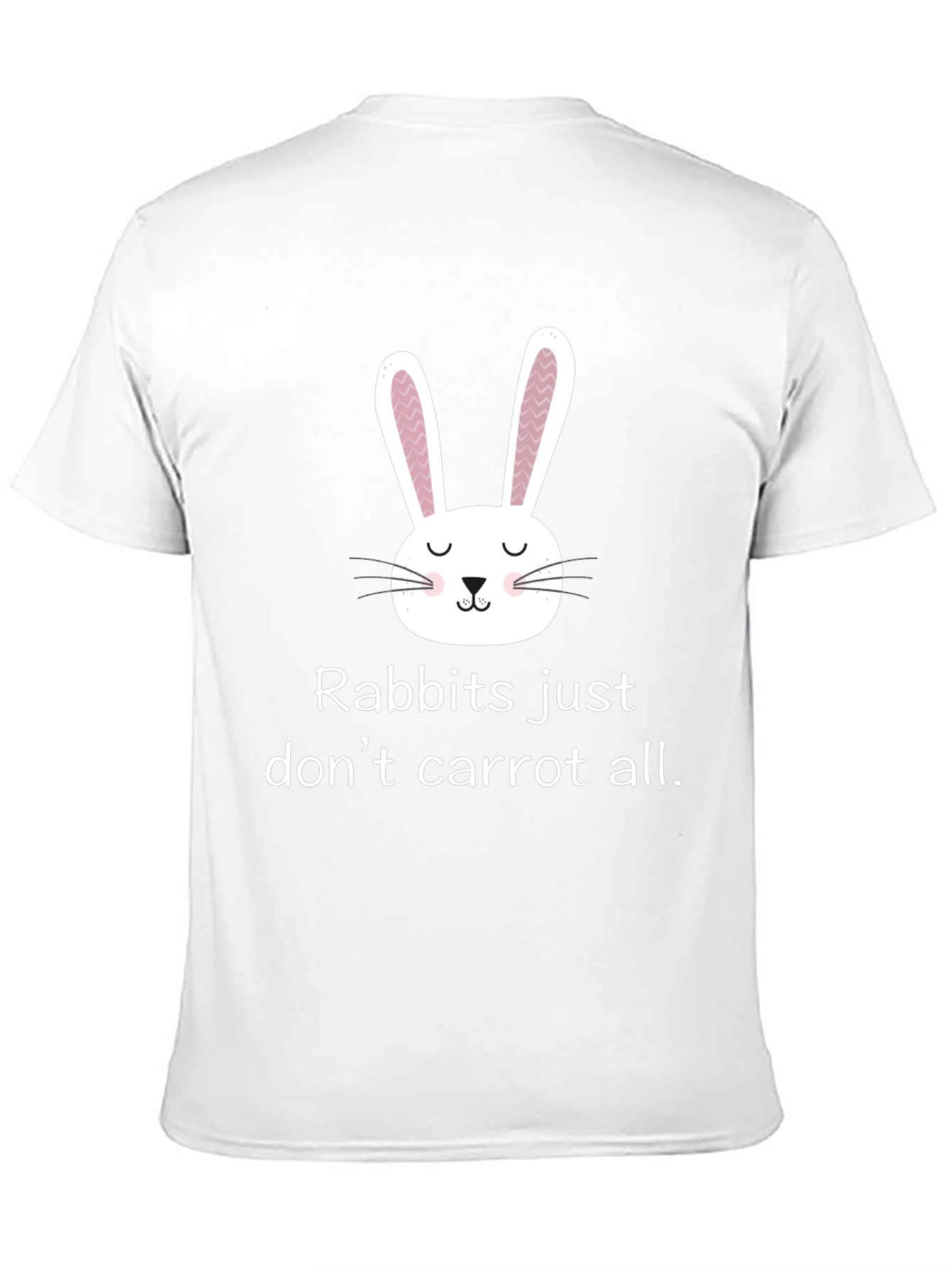 Funny Rabbit T-Shirt - Rabbits Dont Carrot All