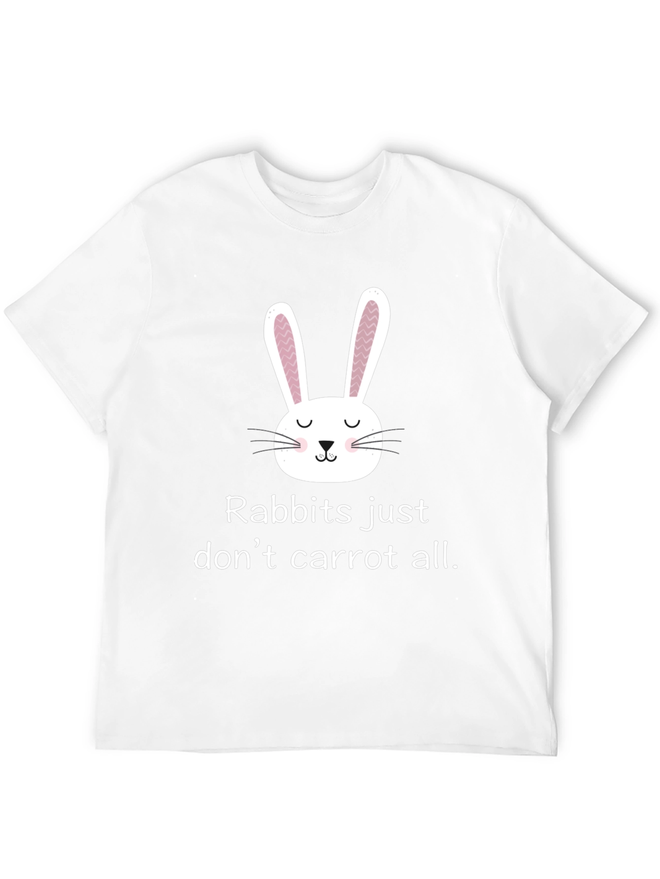 Funny Rabbit T-Shirt - Rabbits Dont Carrot All