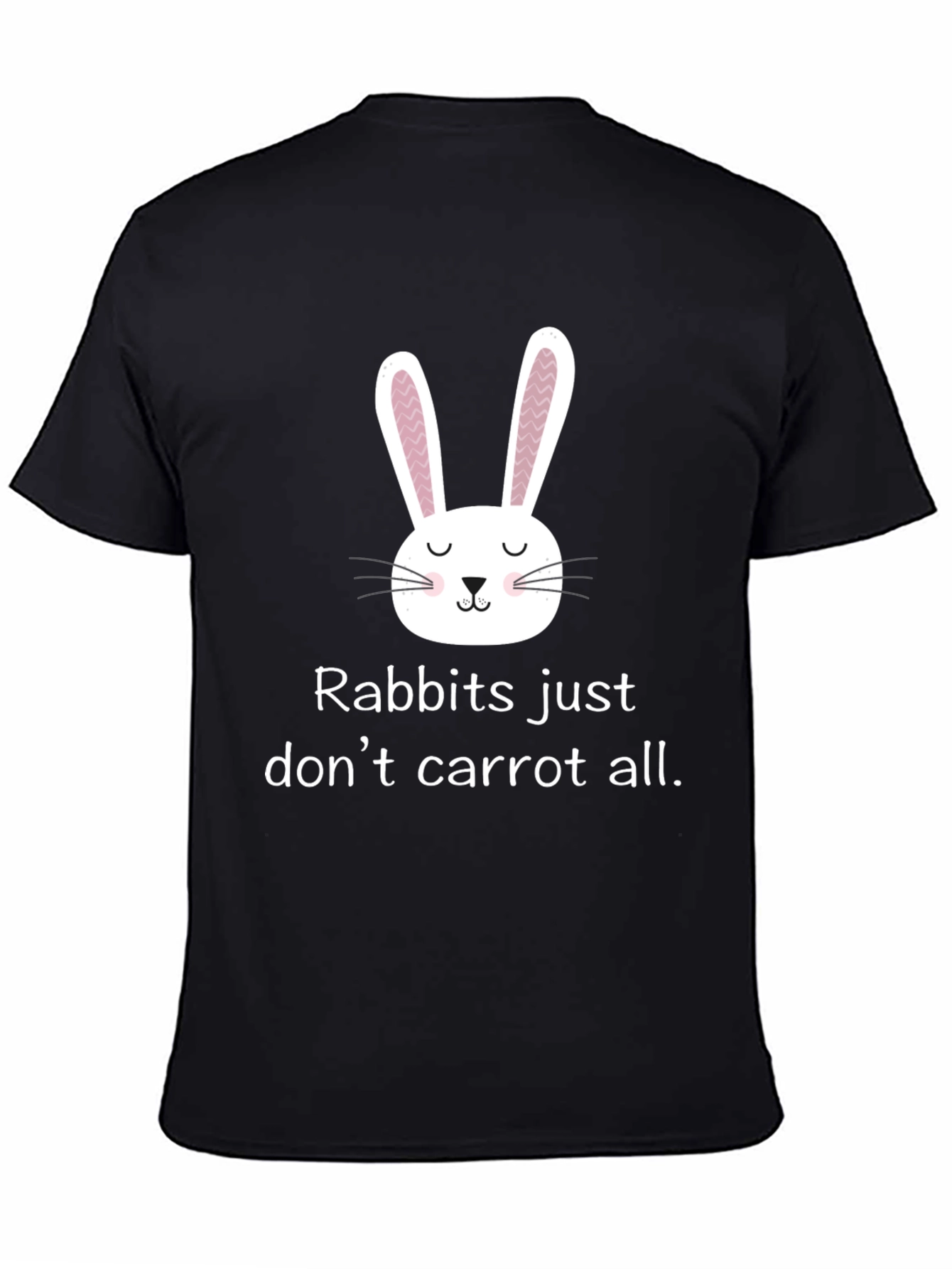 Funny Rabbit T-Shirt - Rabbits Dont Carrot All