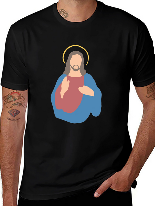 Jesus Graphic Tee - Minimalist Design