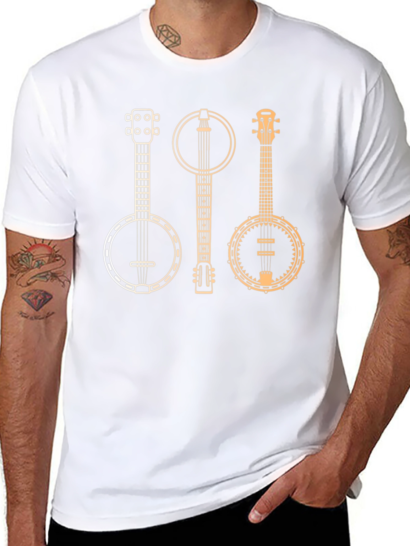 Banjo Trio Graphic Tee - Musicians Delight