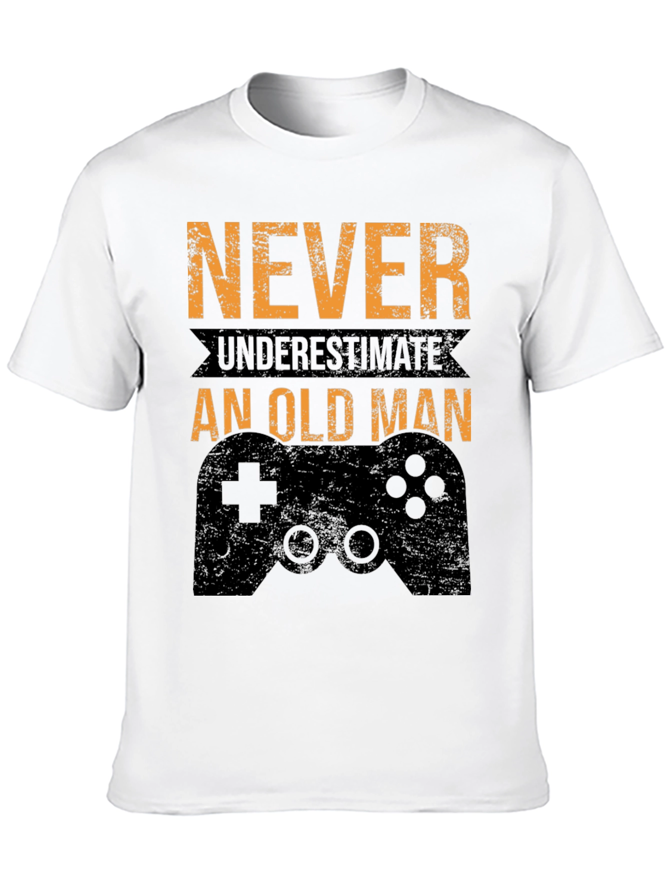 Never Underestimate an Old Man Gamer T-Shirt