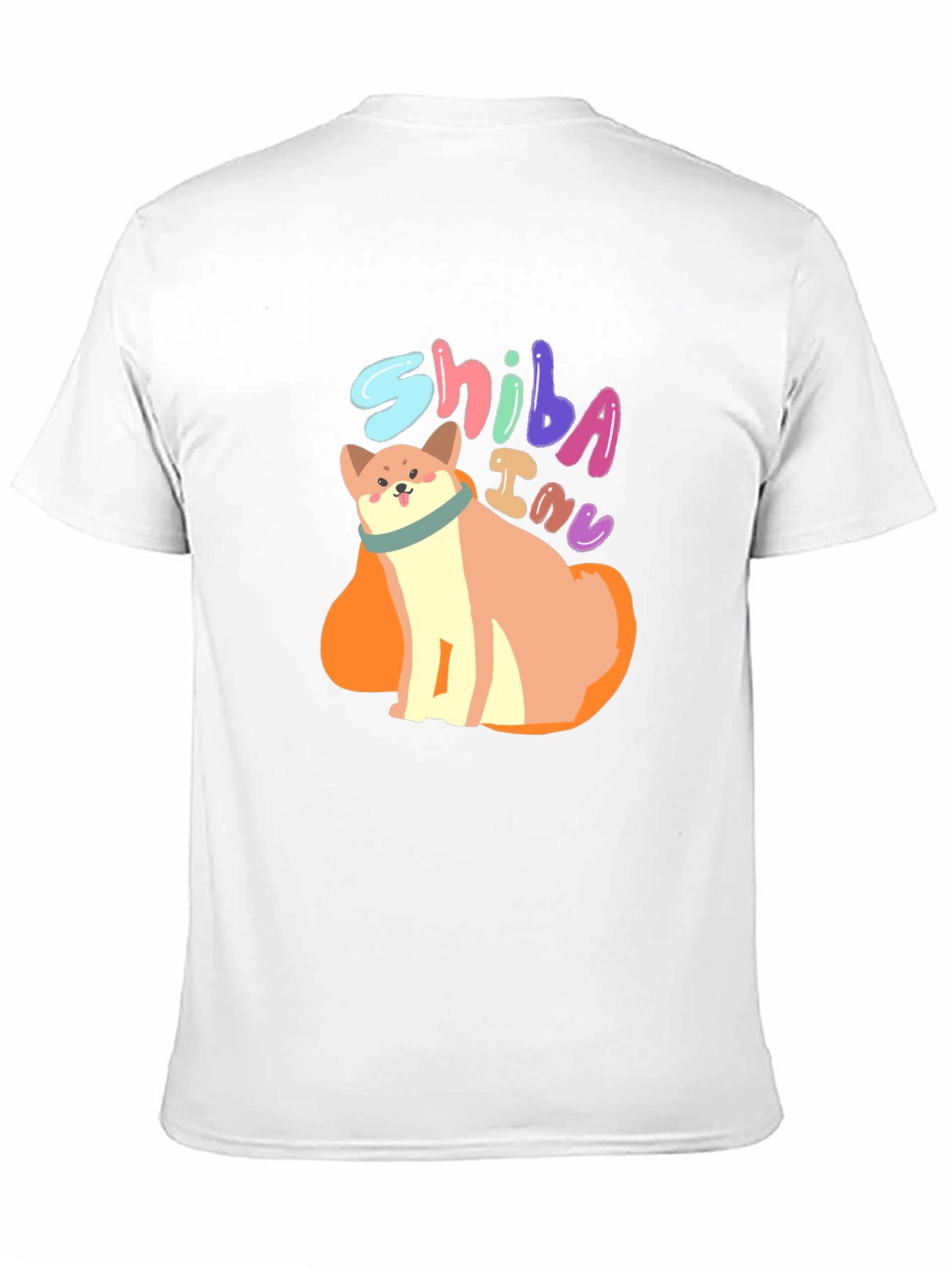 Shiba Inu Dog Graphic Tee - Unisex Black T-Shirt
