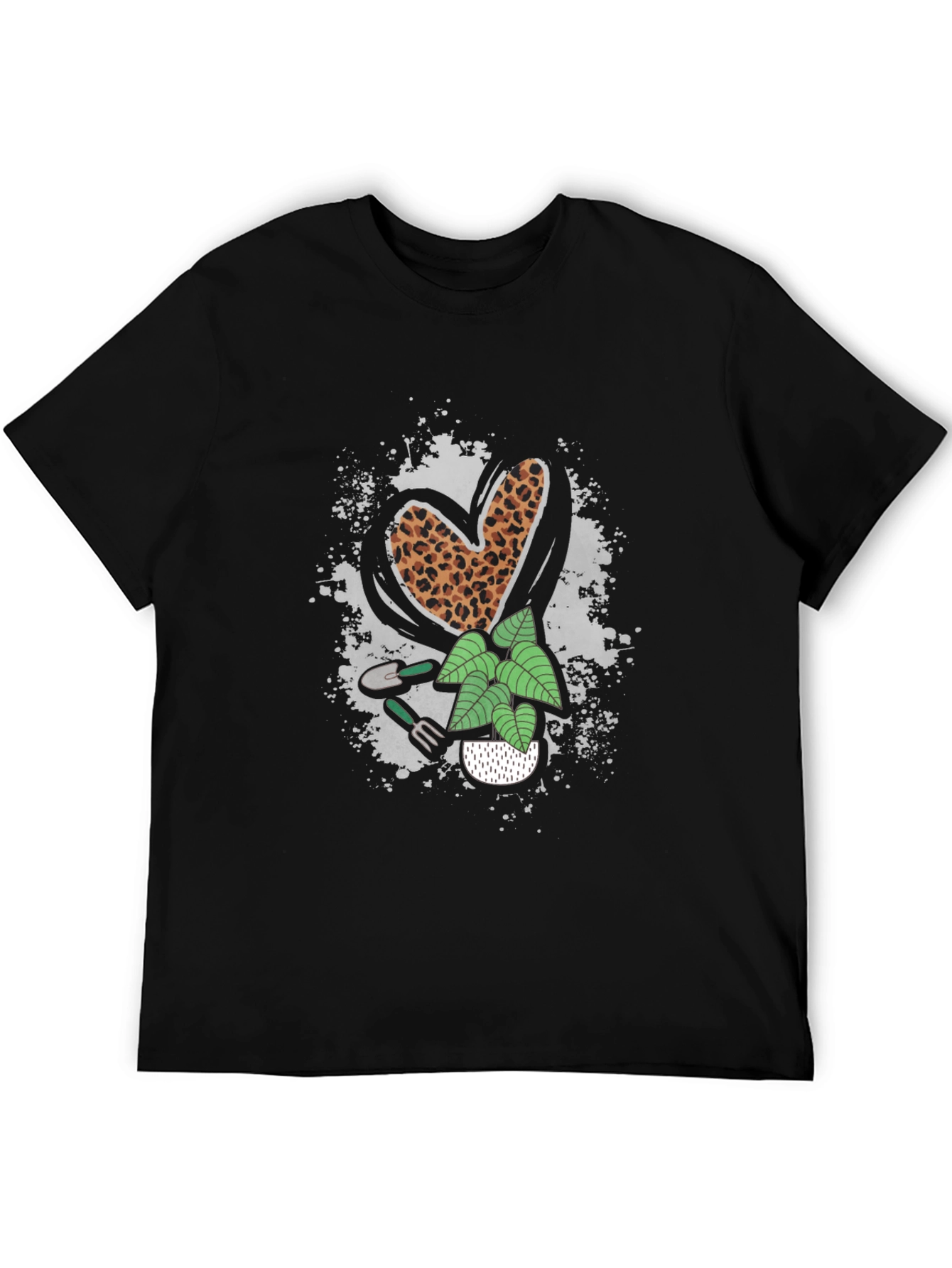 Gardening Heart Tee - Leopard Print Lover!