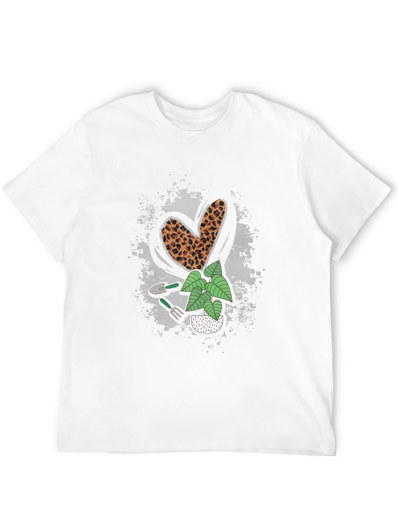 Gardening Heart Tee - Leopard Print Lover!