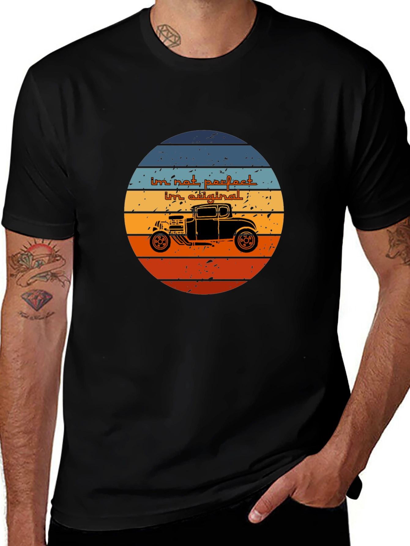 Retro Hot Rod T-Shirt - Original Design