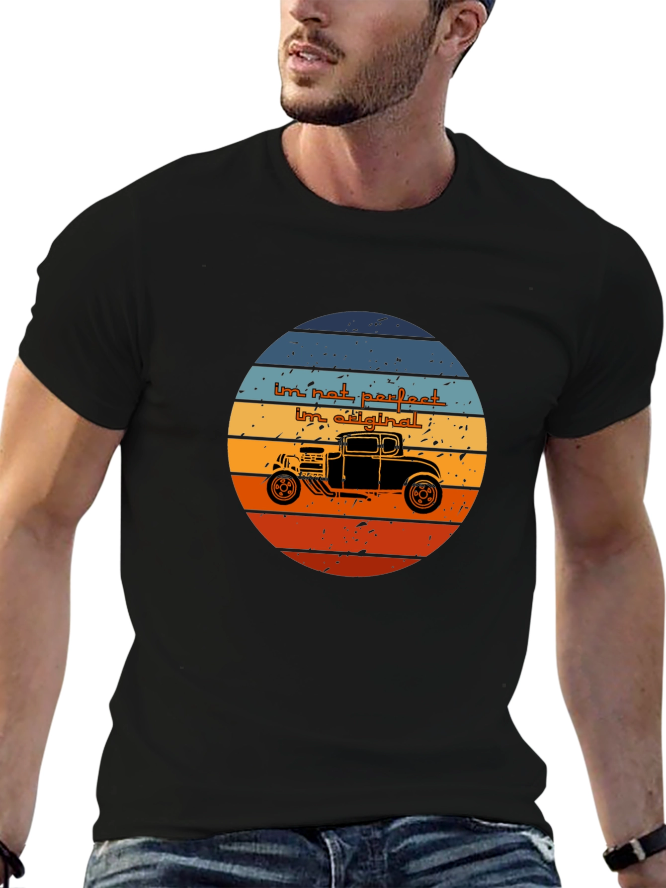 Retro Hot Rod T-Shirt - Original Design
