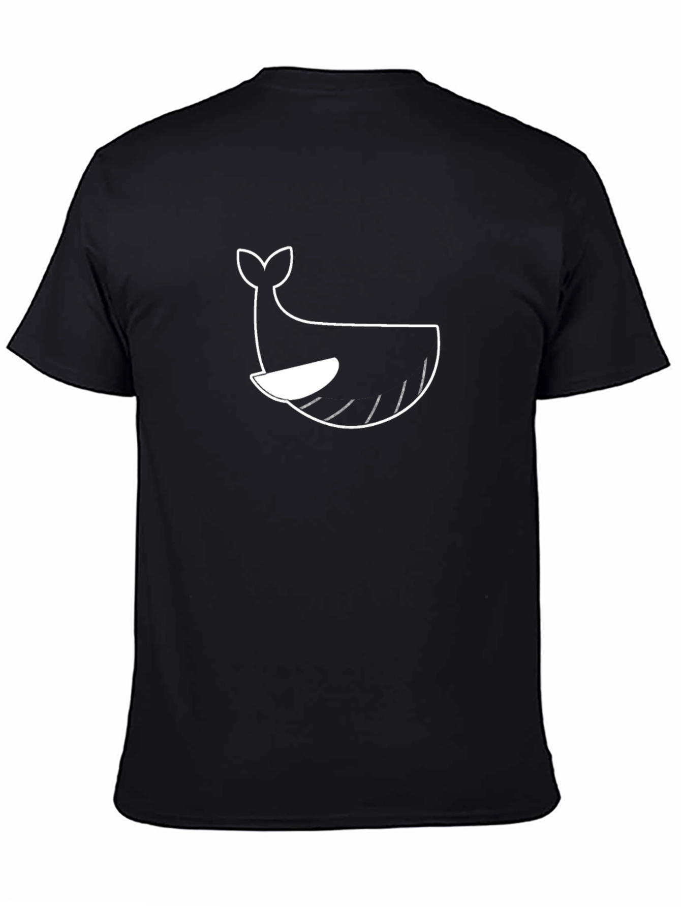 Whale Graphic Black T-Shirt - Stylish & Comfortable