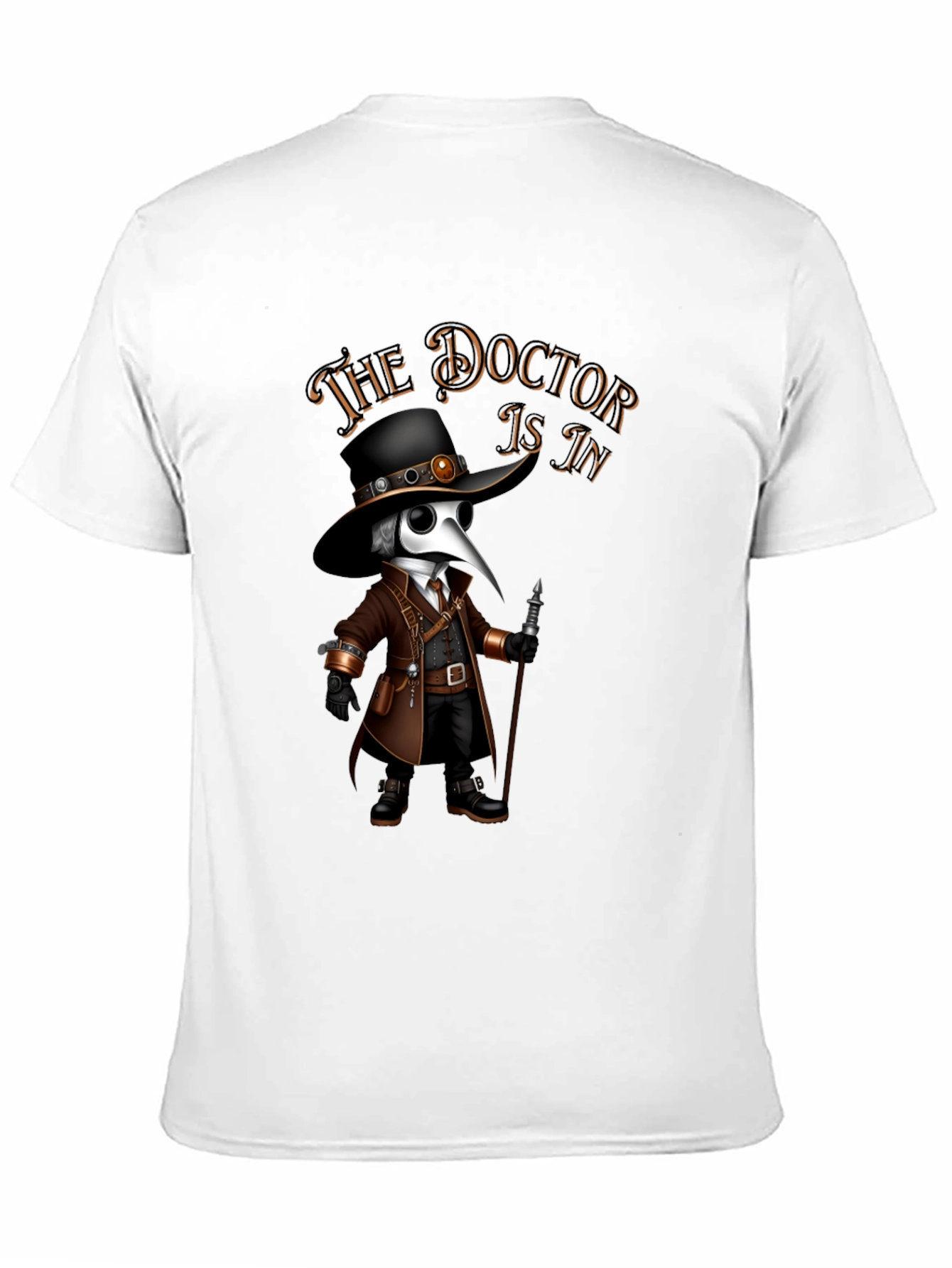 The Doctor Is In Plague Doctor T-Shirt