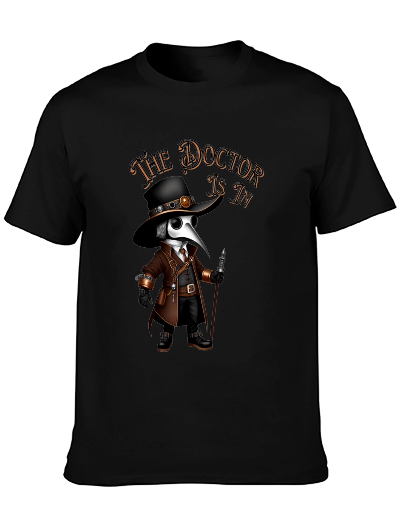 The Doctor Is In Plague Doctor T-Shirt