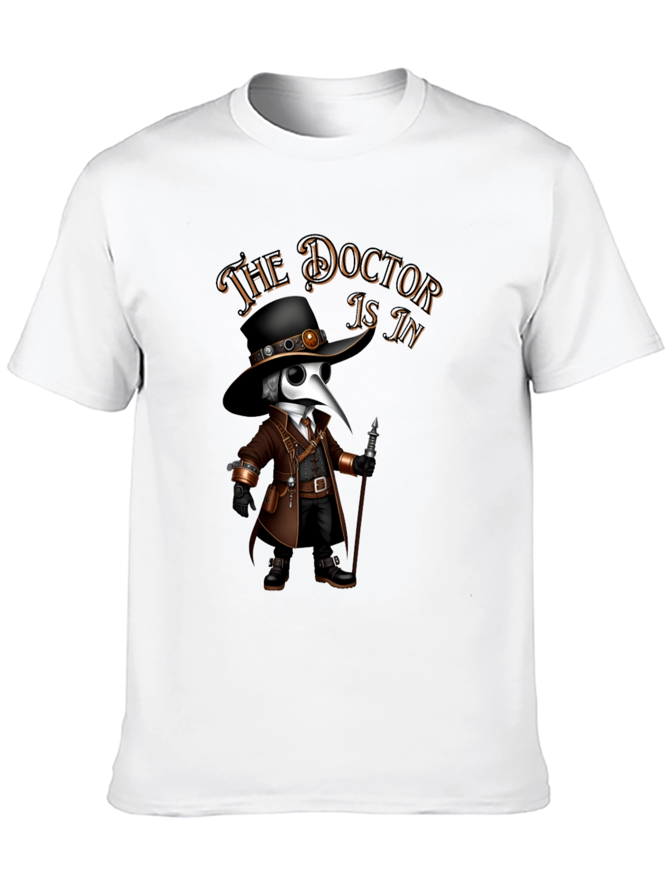 The Doctor Is In Plague Doctor T-Shirt