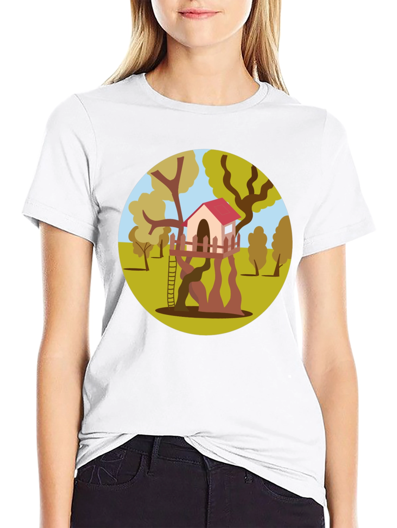 Treehouse Graphic Tee - Nature Lovers T-Shirt