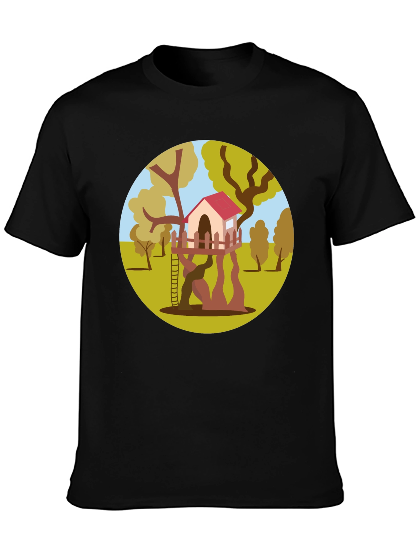 Treehouse Graphic Tee - Nature Lovers T-Shirt