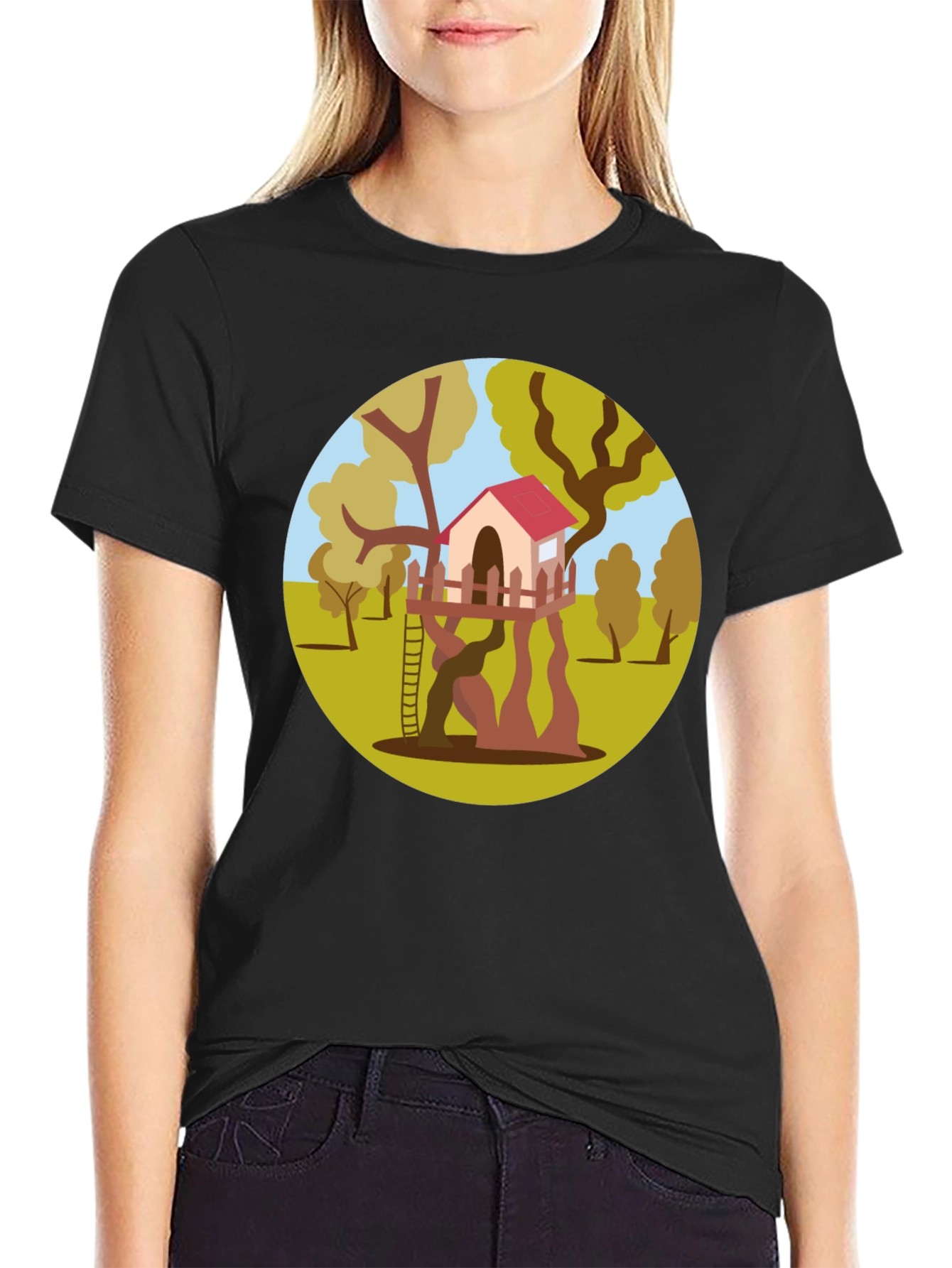 Treehouse Graphic Tee - Nature Lovers T-Shirt