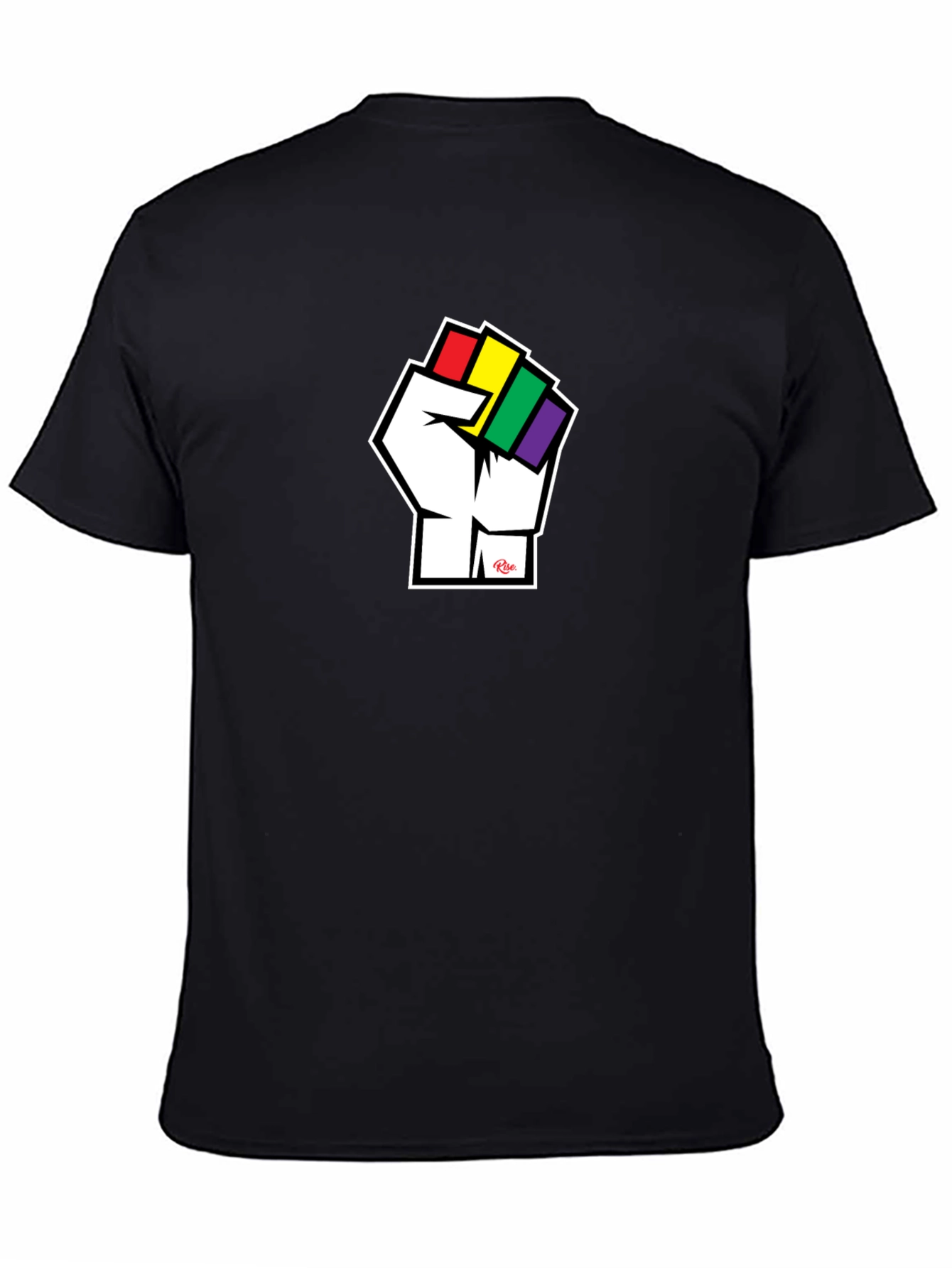 Pride Fist T-Shirt - Black Cotton Tee