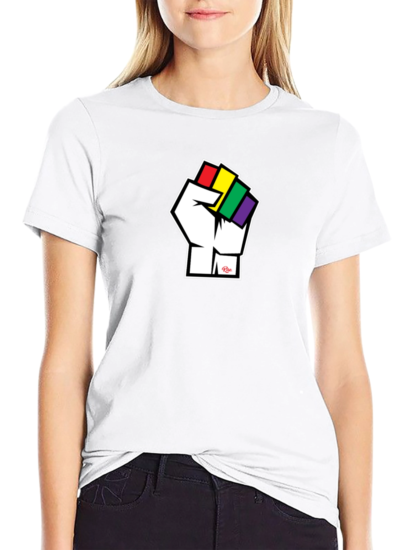 Pride Fist T-Shirt - Black Cotton Tee