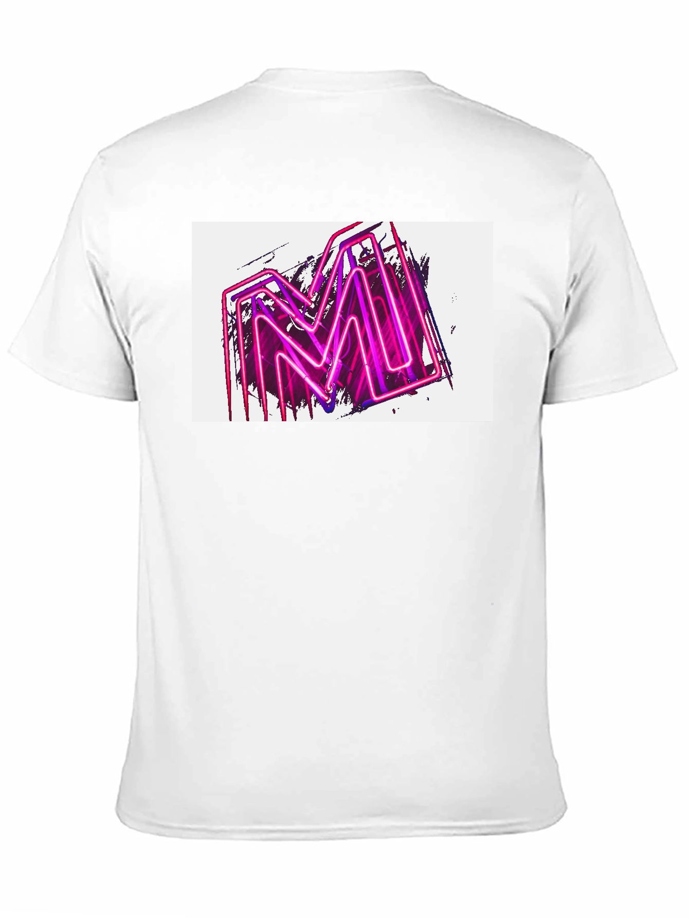 Neon M Graphic Black T-Shirt
