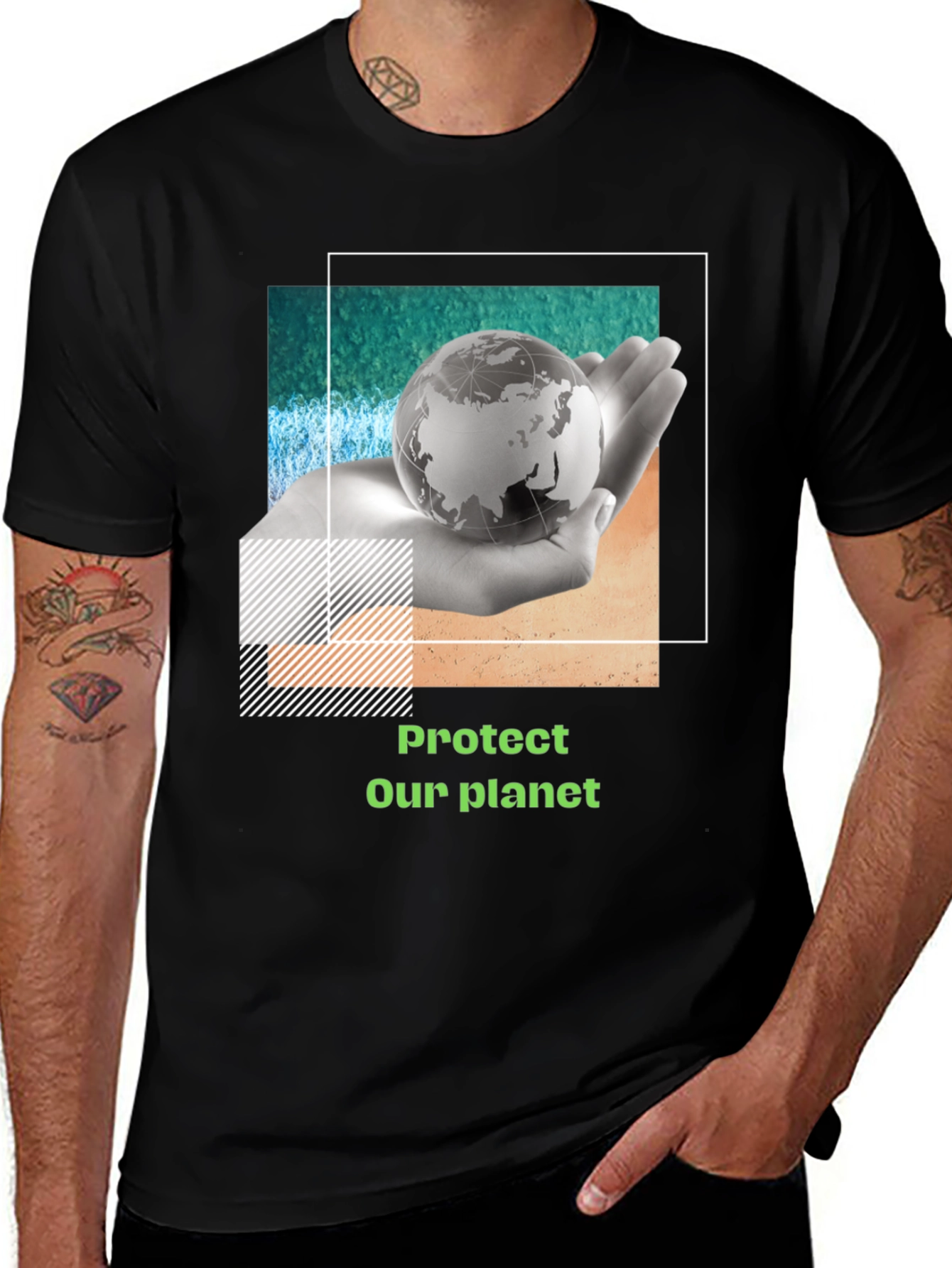 Protect Our Planet Graphic Tee - Earth Day