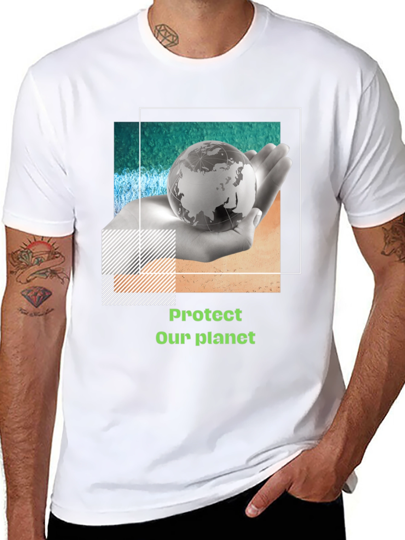 Protect Our Planet Graphic Tee - Earth Day
