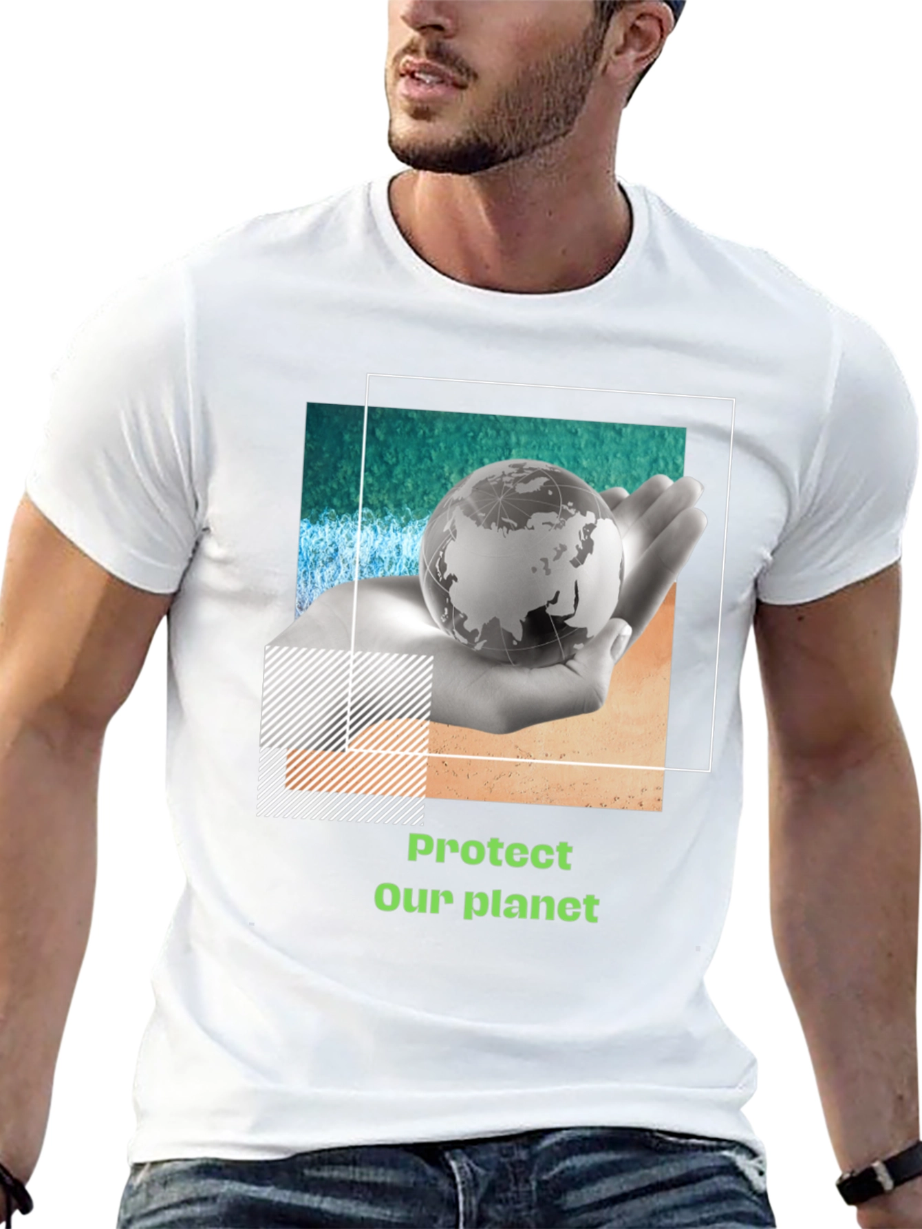 Protect Our Planet Graphic Tee - Earth Day