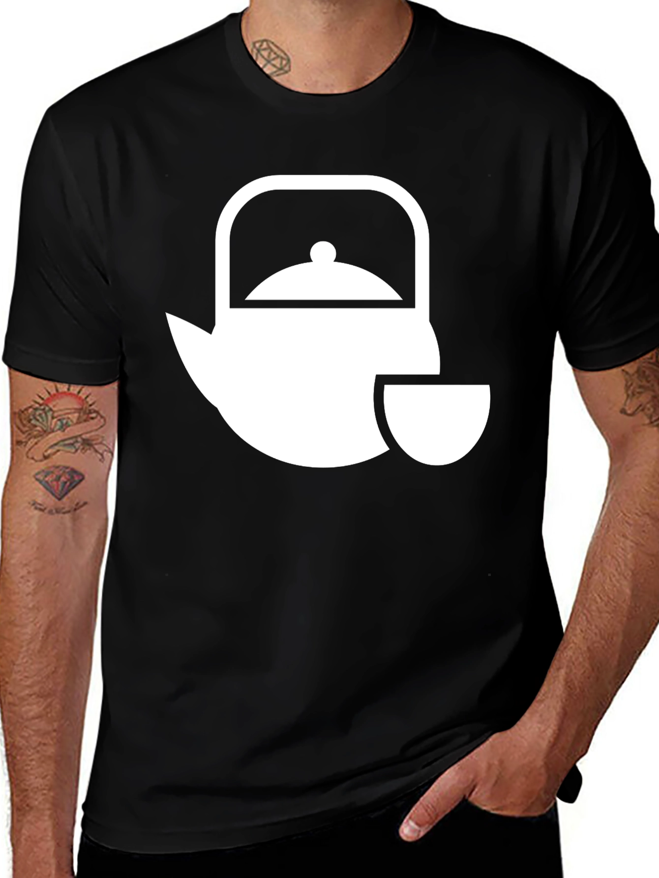 Minimalist Tea Time T-Shirt