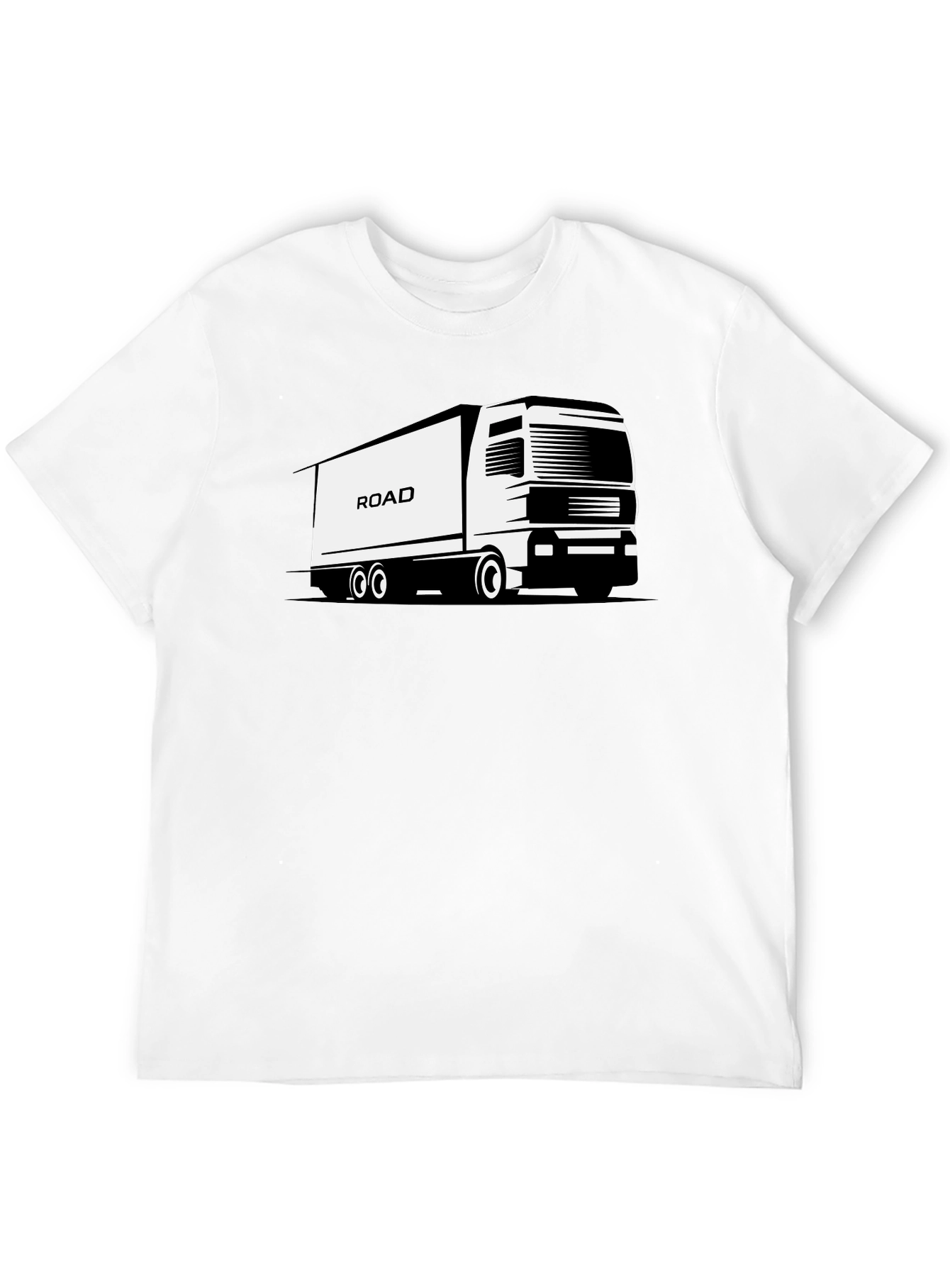 Road Truck Black T-Shirt