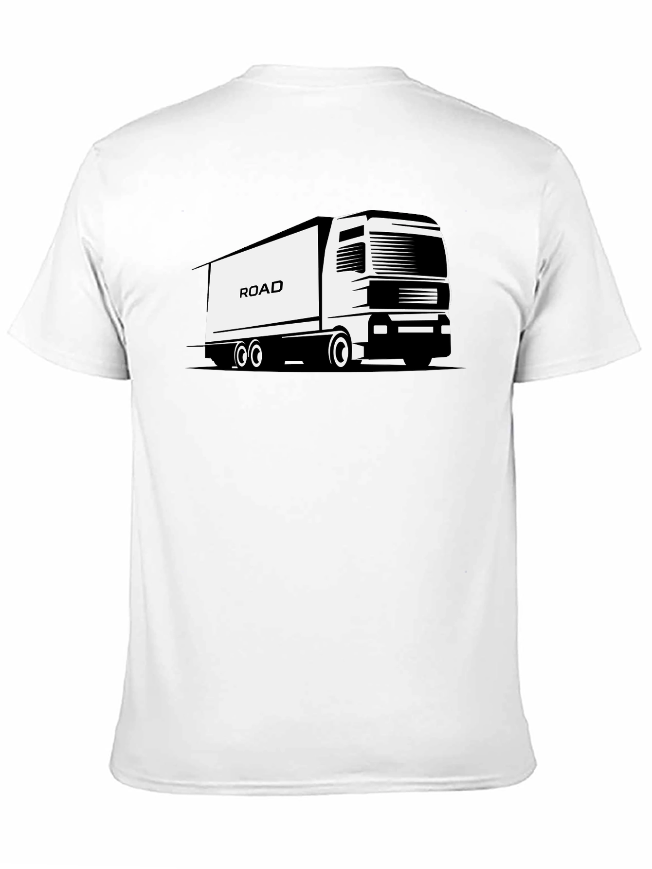 Road Truck Black T-Shirt