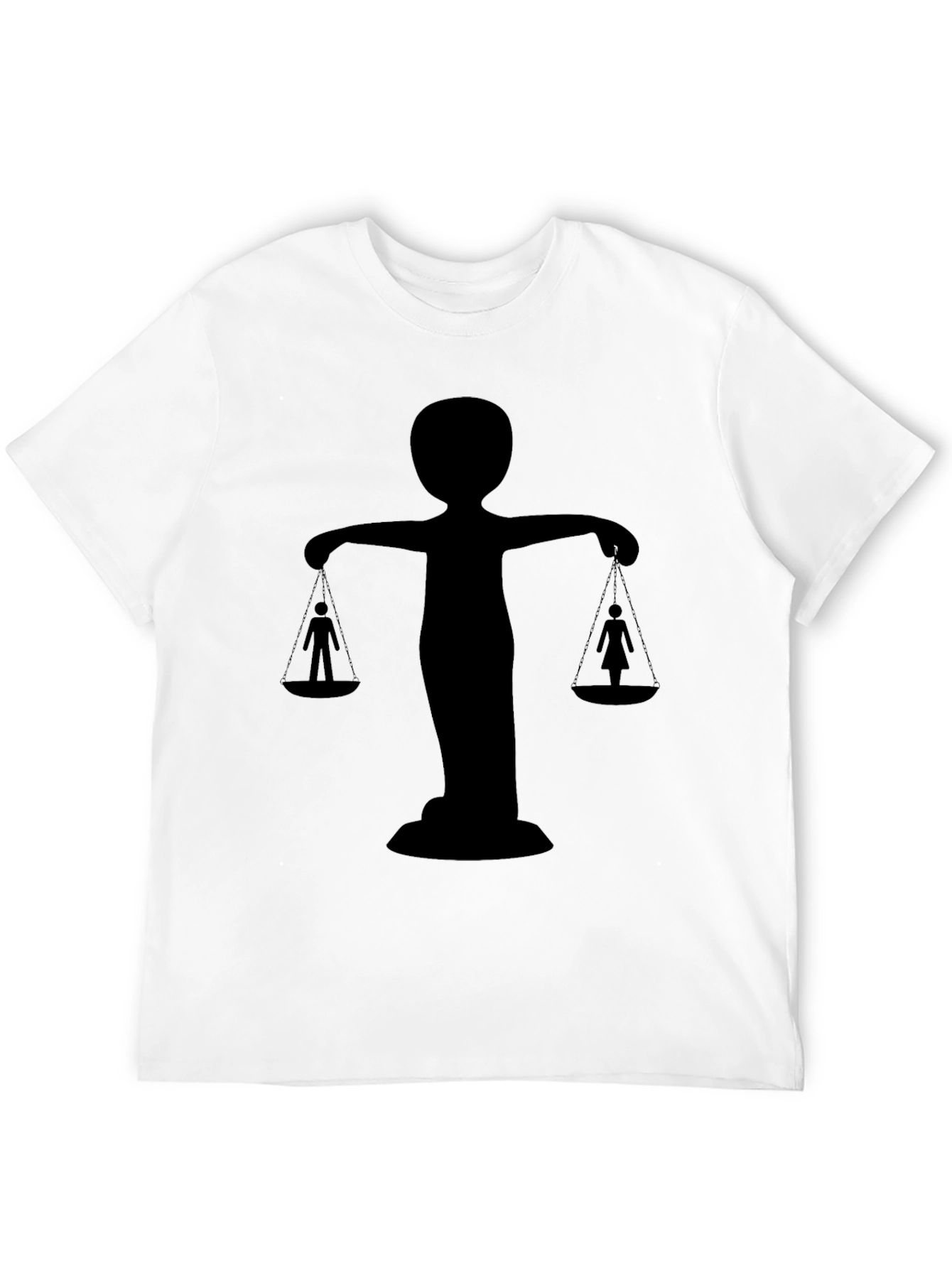 Equality T-Shirt - Black Silhouette Design