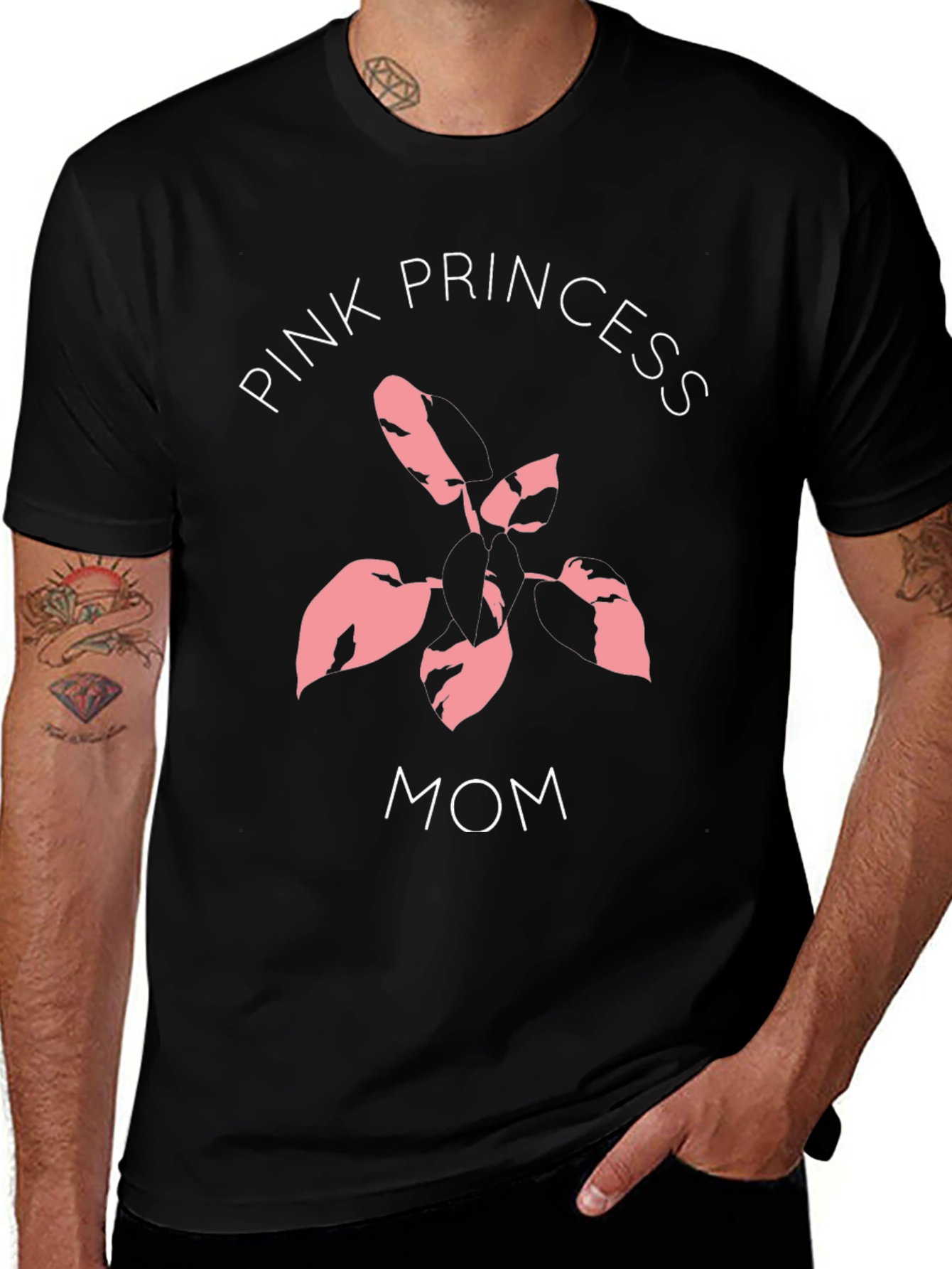 Pink Princess Mom T-Shirt - Graphic Tee