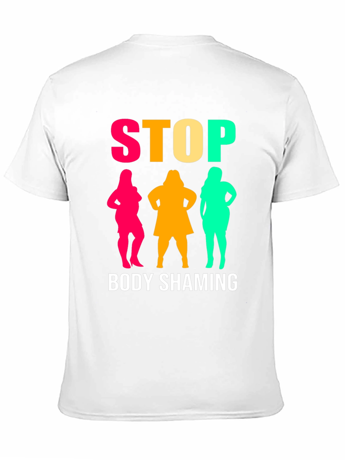 Stop Body Shaming Graphic Tee - Unisex Black T-Shirt