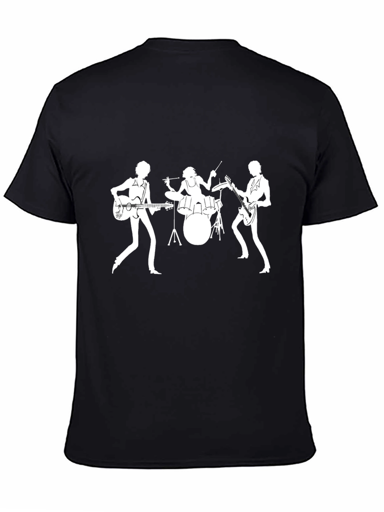 Band Silhouette Black T-Shirt