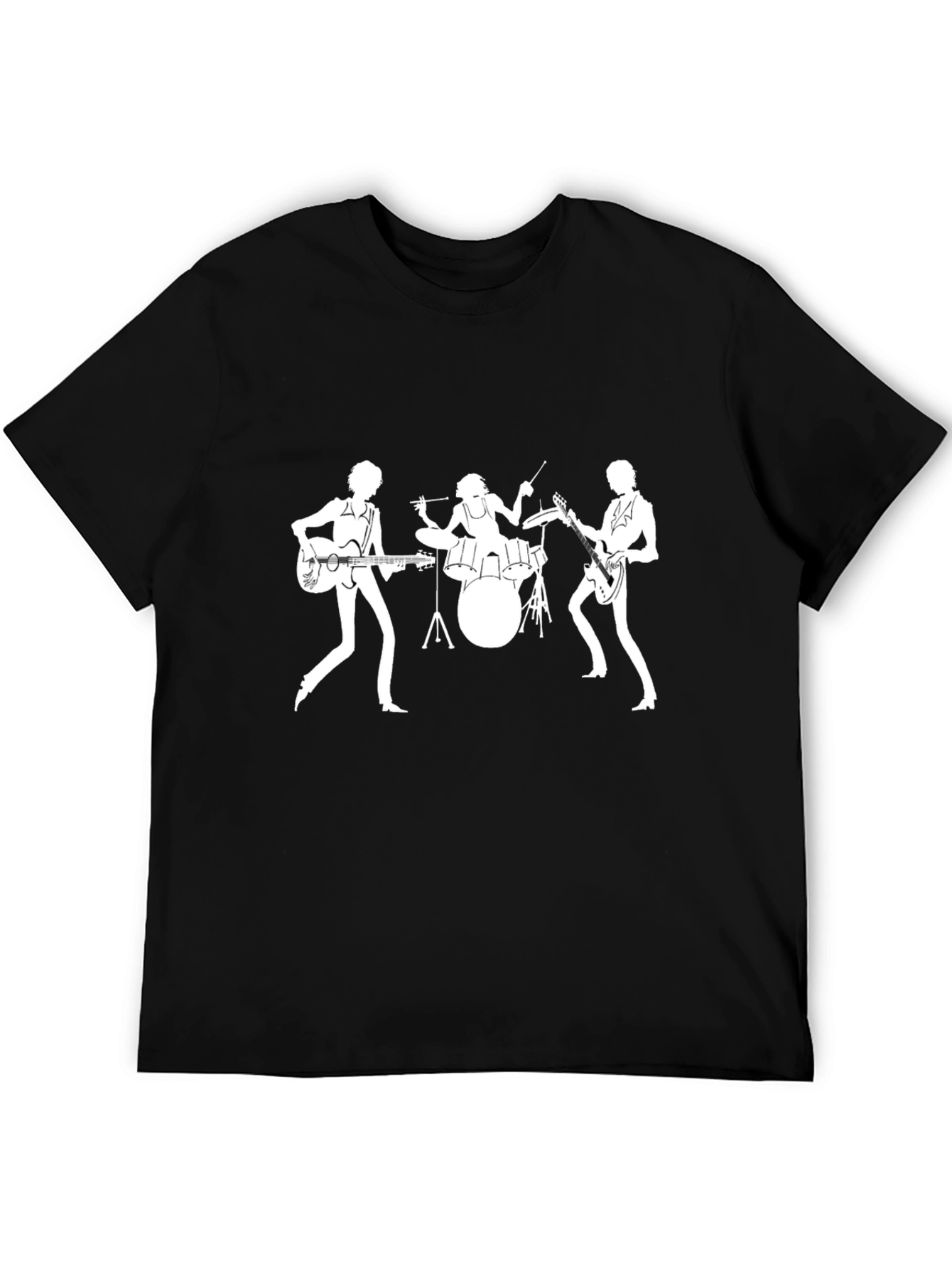 Band Silhouette Black T-Shirt
