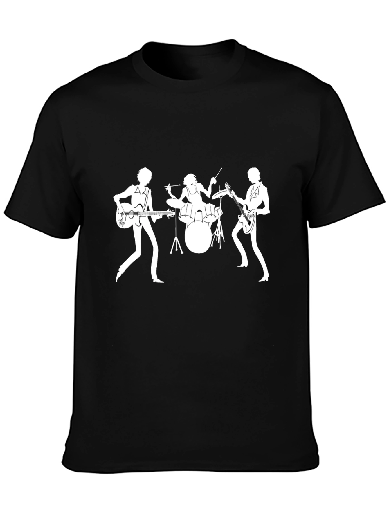 Band Silhouette Black T-Shirt