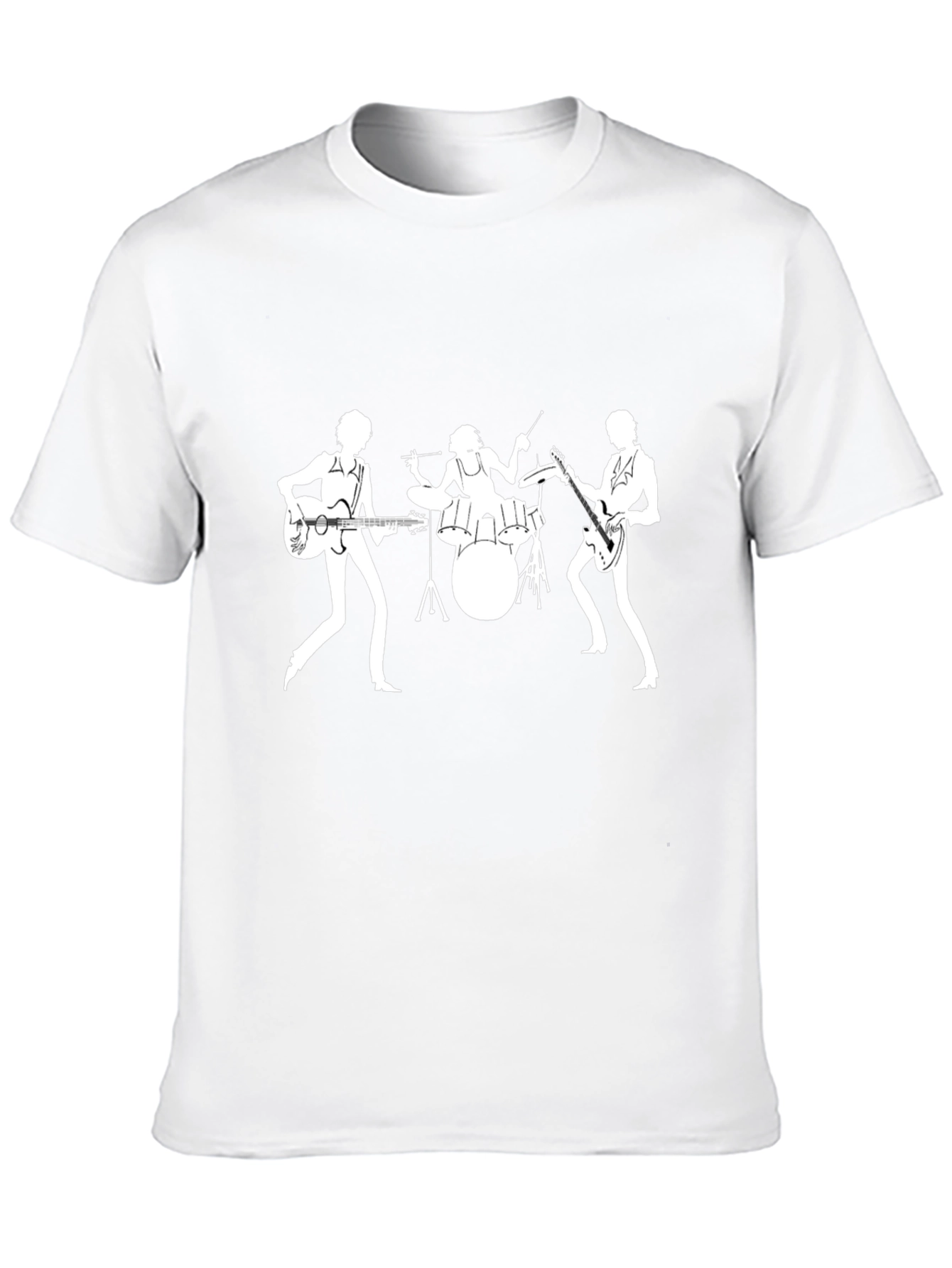 Band Silhouette Black T-Shirt